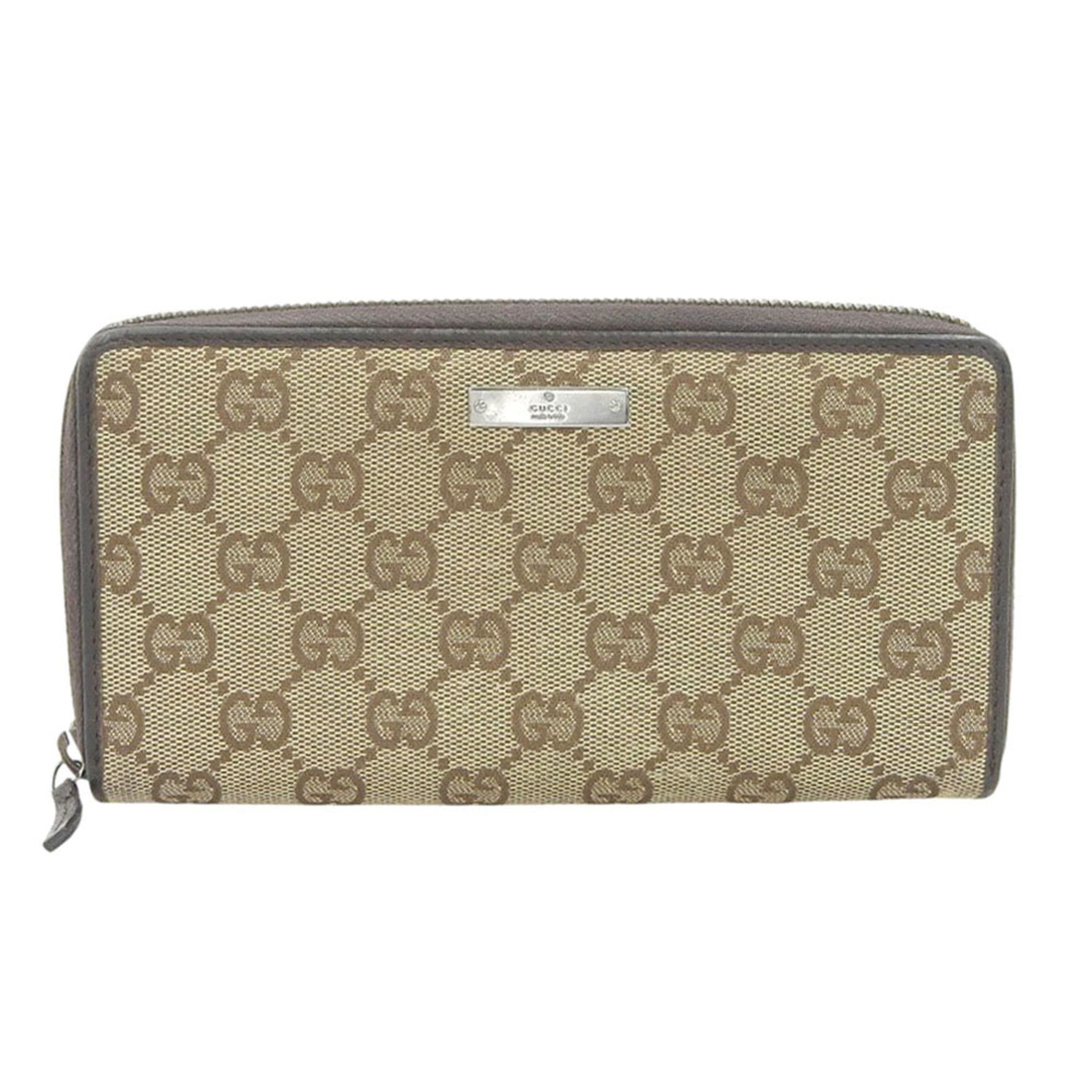 Gucci GG Canvas Round Long Wallet 2091
