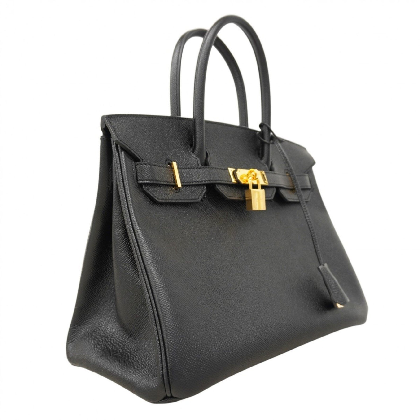 Hermes Hermès Birkin 30 handbag in Epsom leather, black, with an X stamp, for women