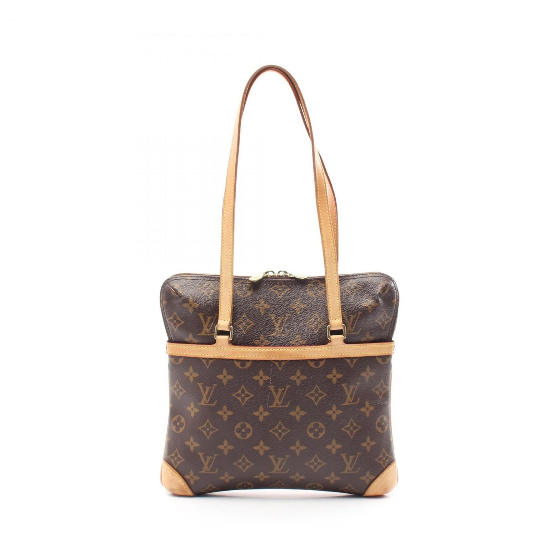 Louis Vuitton Cousin GM Shoulder Bag Coated Canvas Leather Monogram Brown