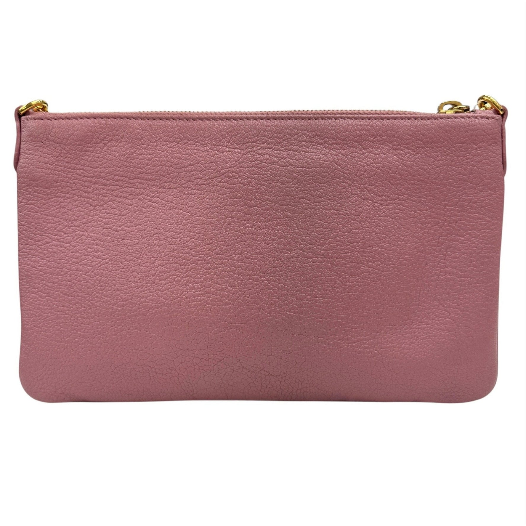 Miu Miu MIUMIU Madras shoulder bag in leather