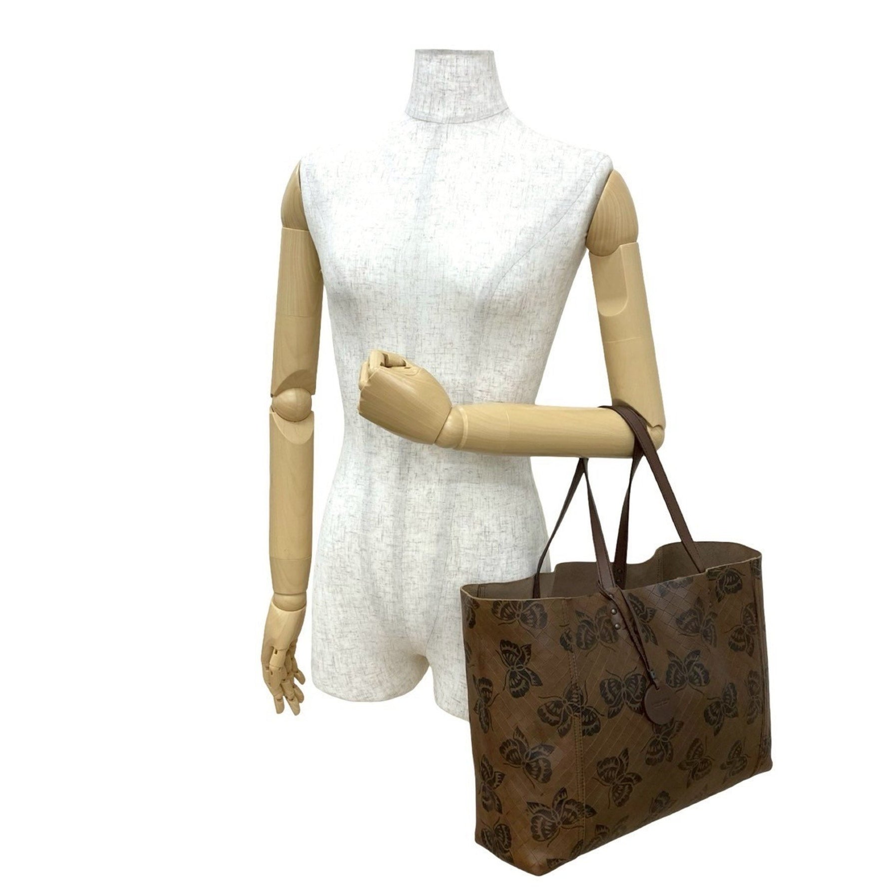 BOTTEGA VENETA Intreccio Mirage Butterfly Leather Tote Bag