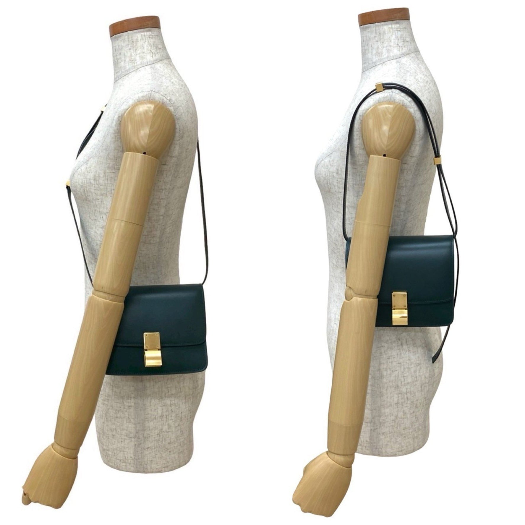 CELINE Classic Box Small Calf Leather Shoulder Bag/Semi-Shoulder Bag