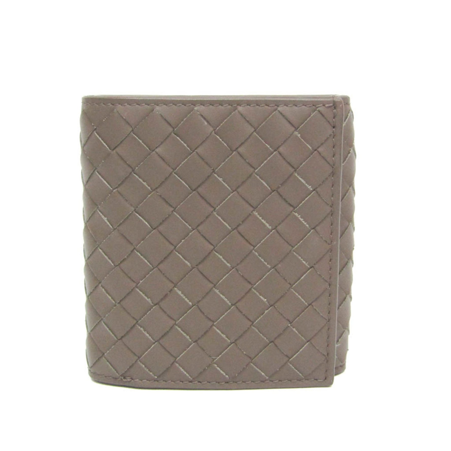 Bottega Veneta Intrecciato Compact Wallet Women,Men Leather Wallet (bi-fold)