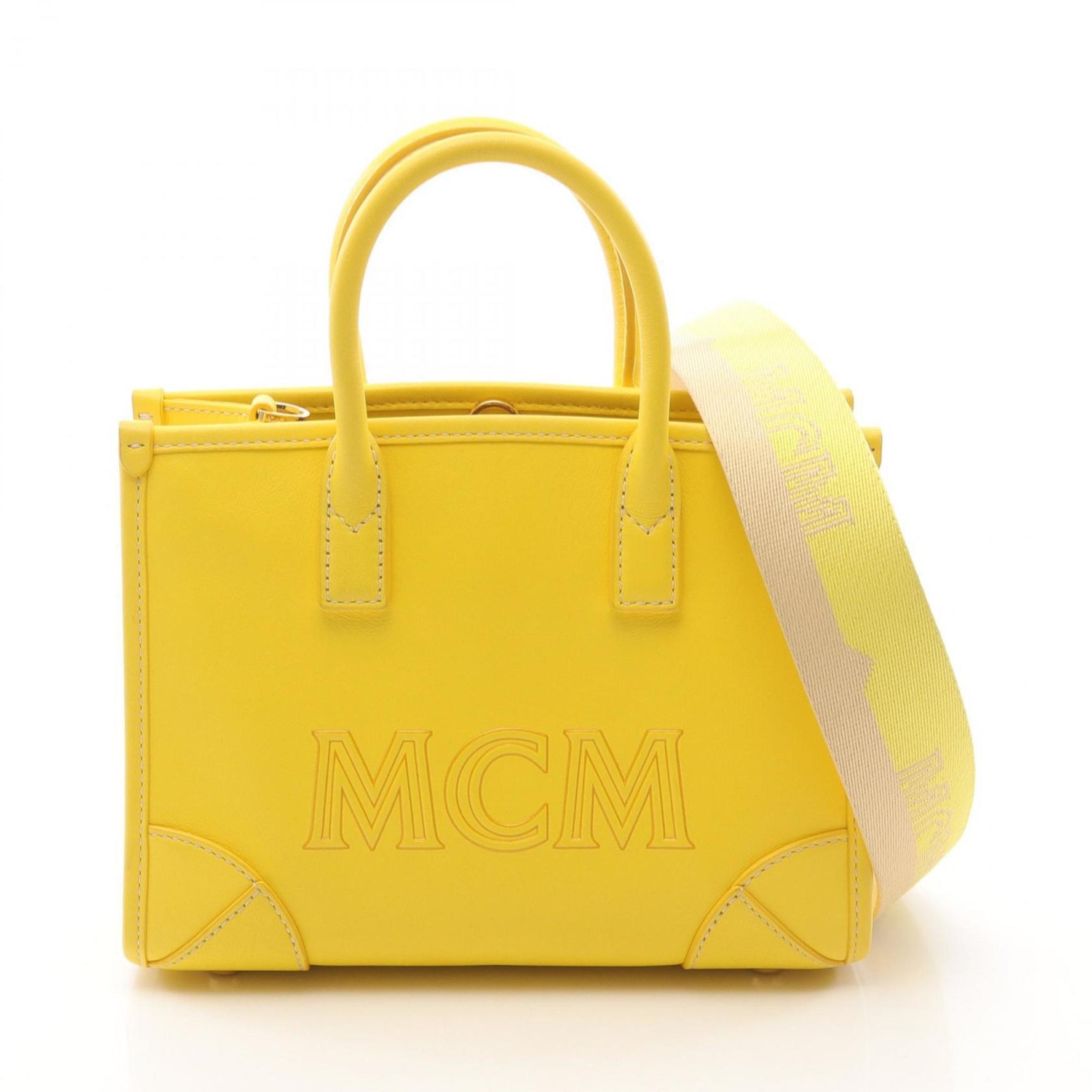 MCM Munich Tote Bag Leather