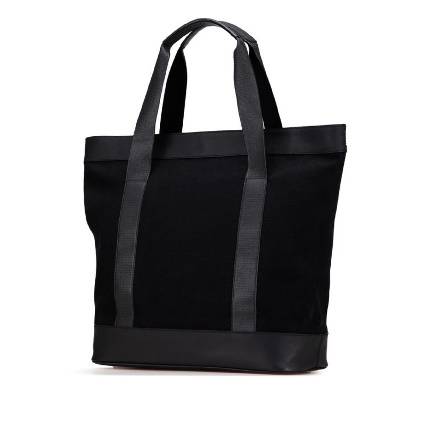 Balenciaga Navy Tote Bag Canvas and Leather