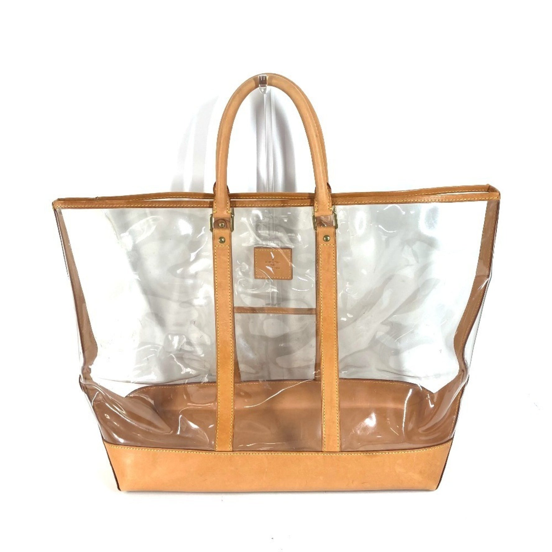 Louis Vuitton Bag SEVEN DESIGNERS Isaac Mizrahi Shoulder Limited Edition Tote Vinyl Leather Men's Clear