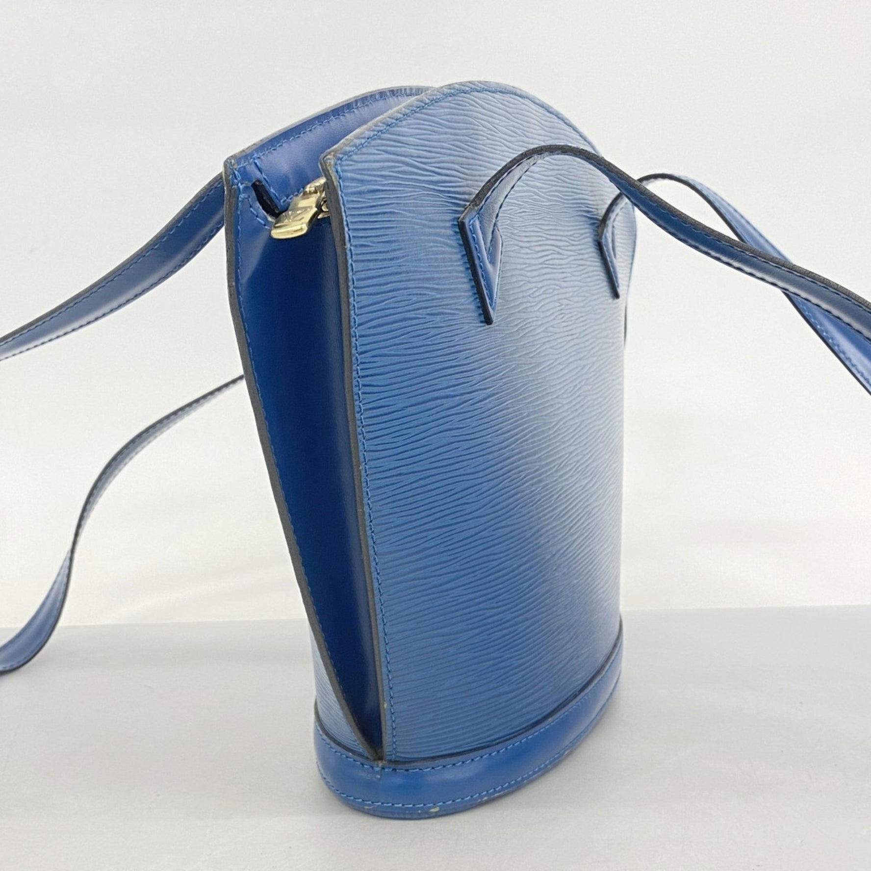 Louis Vuitton Epi Saint-Jacques Poignier Long Shoulder Bag Toledo Blue