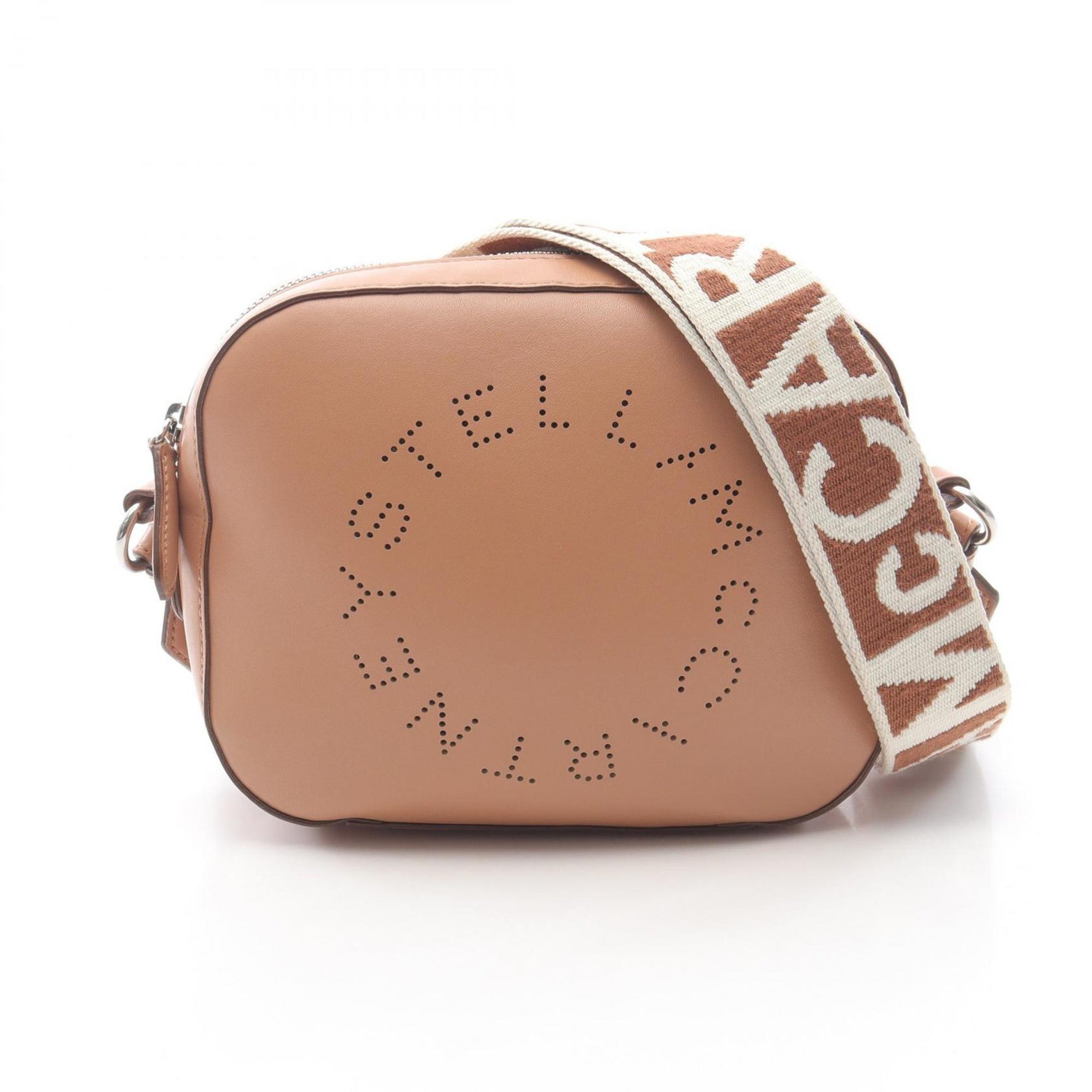 Stella McCartney Logo Mini Camera Bag, Shoulder Faux Leather