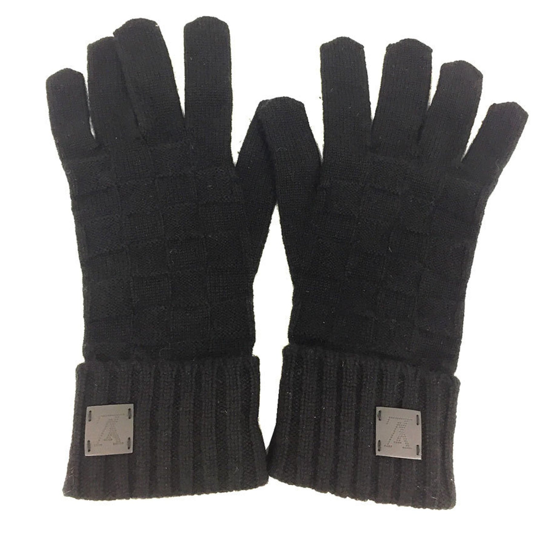 Louis Vuitton Damier Gloves Gon Helsinki 100% Cashmere
