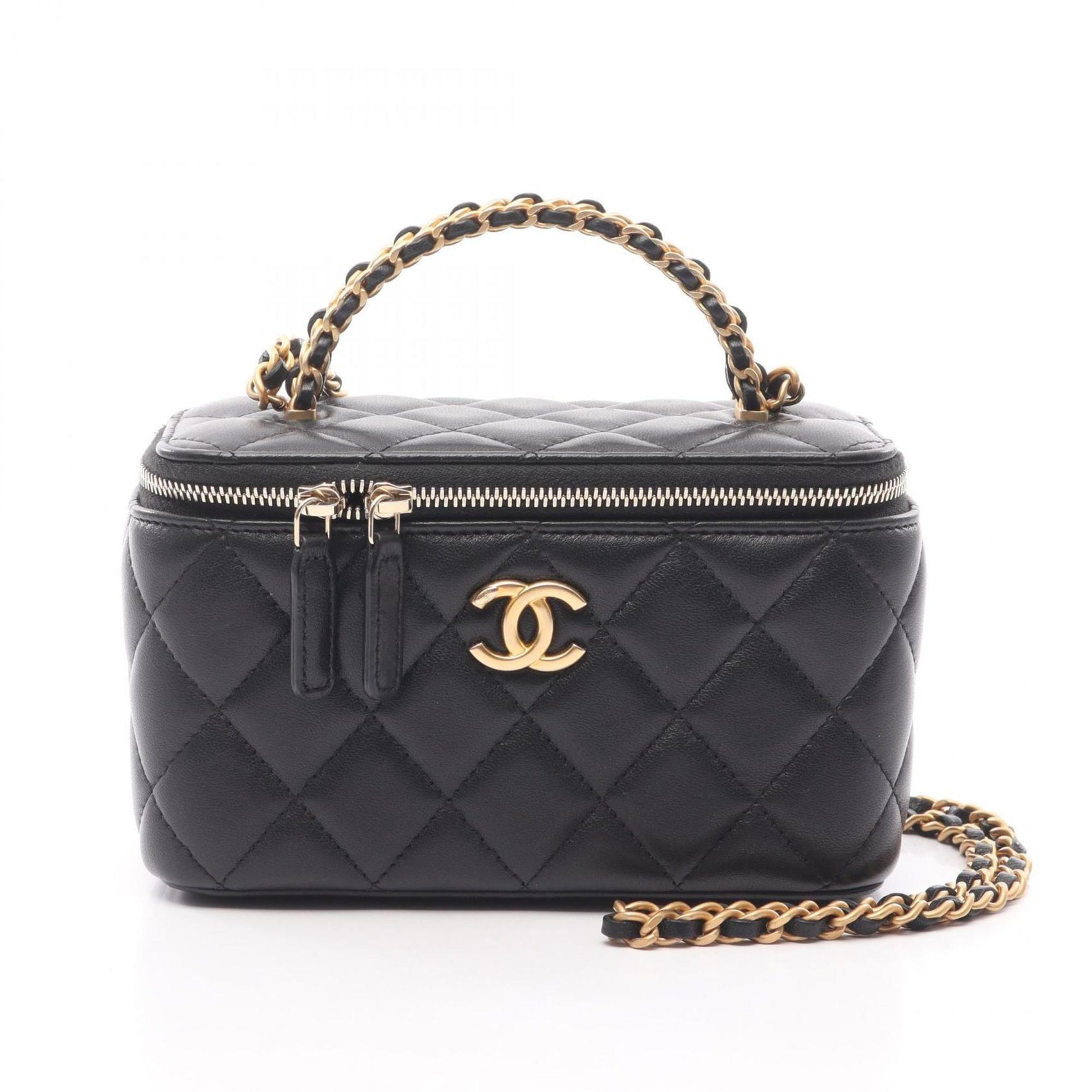CHANEL Matelasse Shoulder Bag, Lambskin Leather