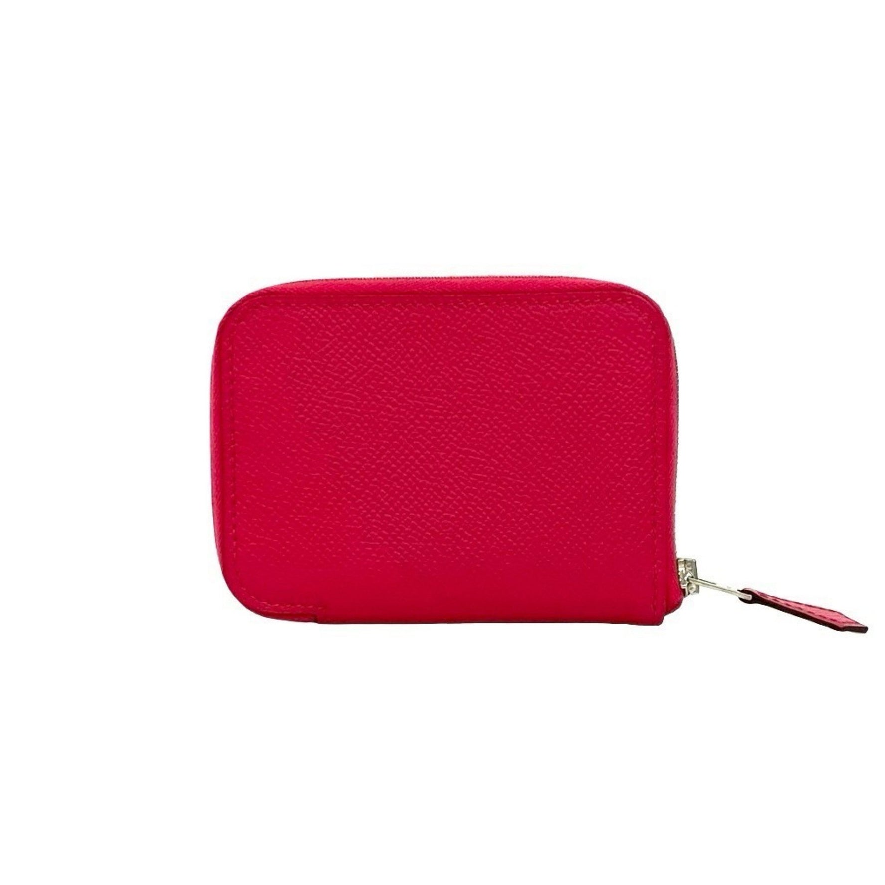 Hermes Hermès Azap Silkin Compact Leather Coin Case, Stamped with "A"