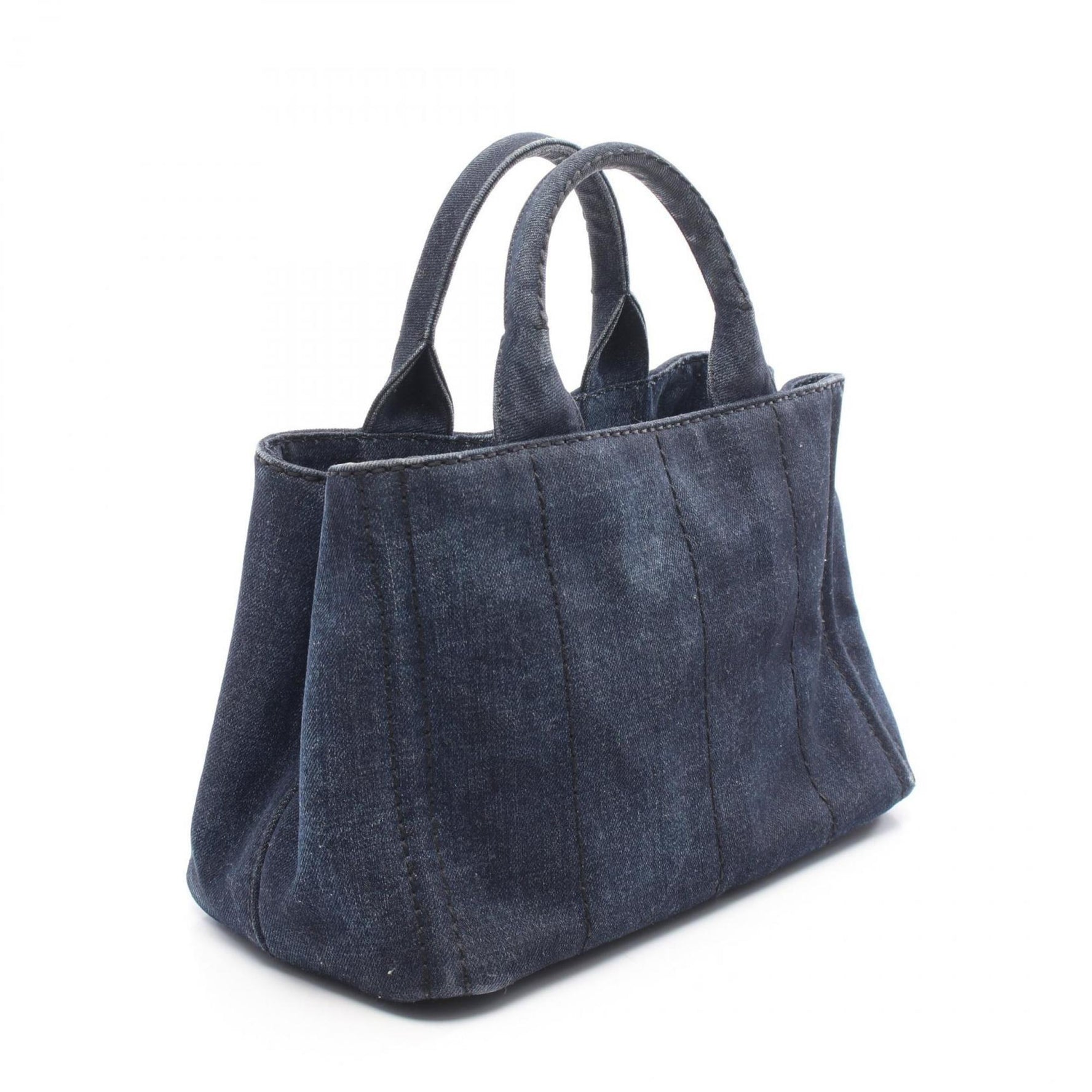 Prada Canapa Tote Bag, Blue, Denim