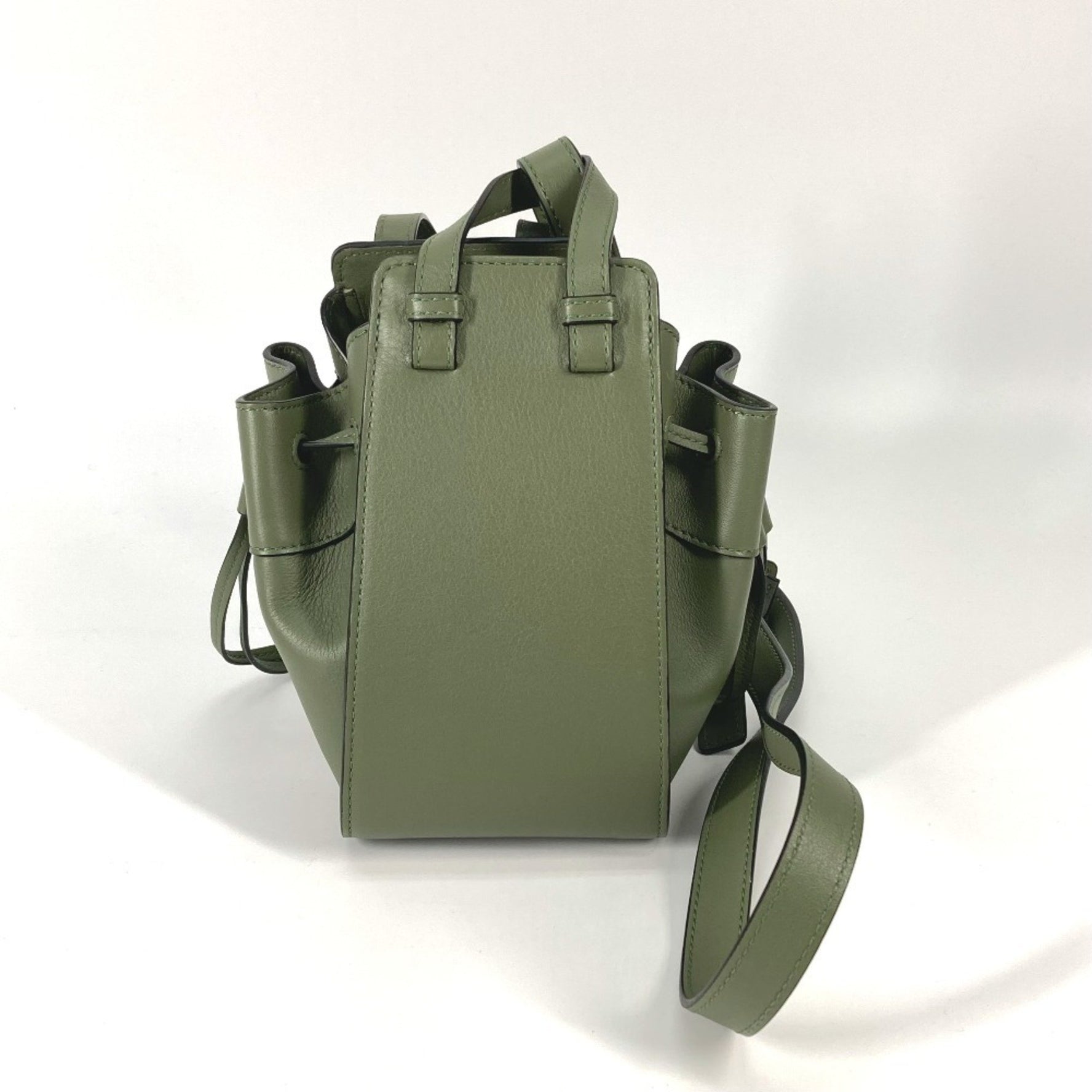 LOEWE Hammock Drawstring Bag, Mini Handbag/Shoulder Leather, Like New
