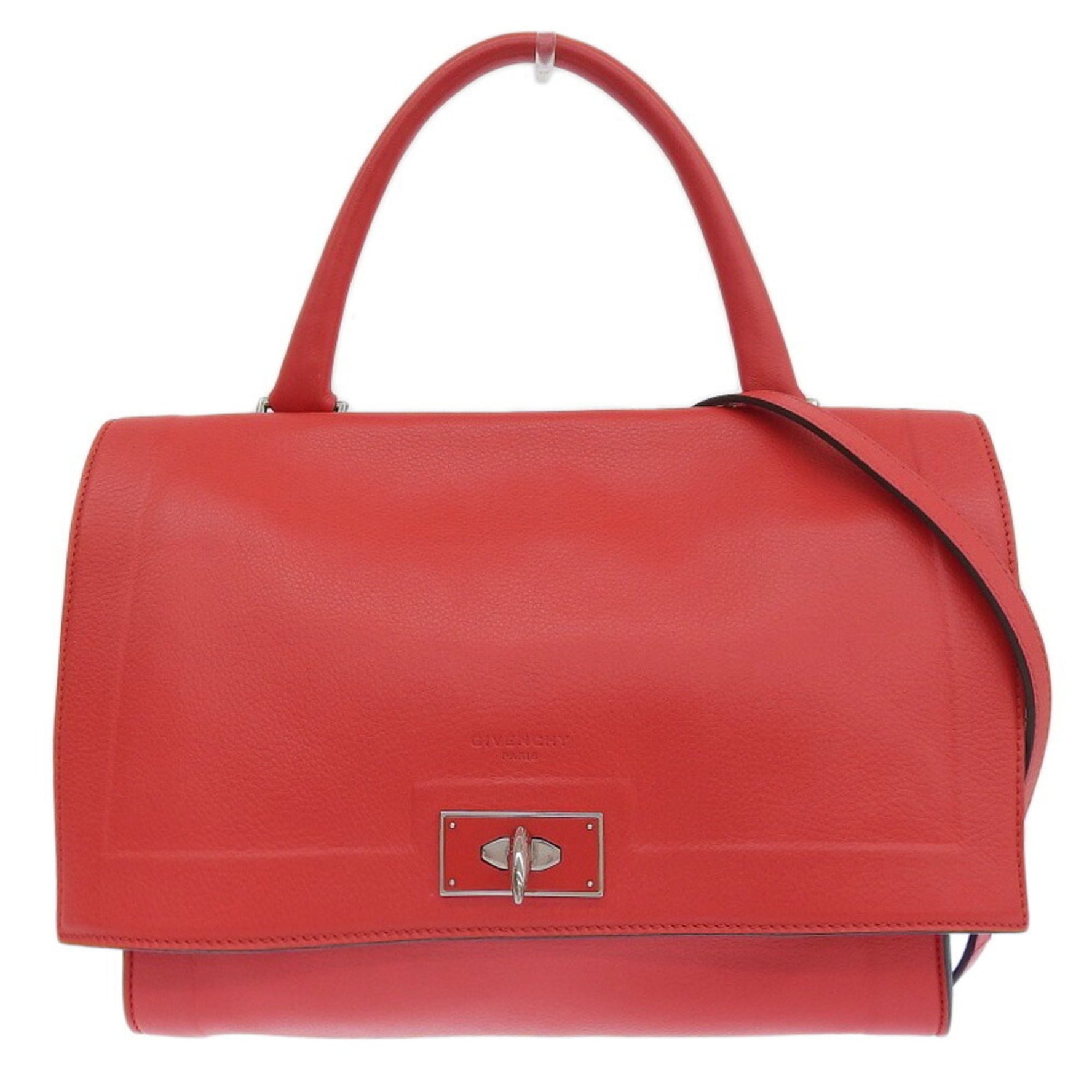 Givenchy Shark Medium Bag Handbag Shoulder Red