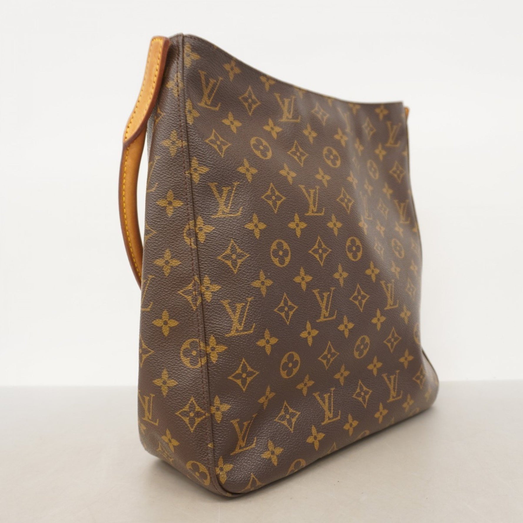 Louis Vuitton Monogram Looping GM Shoulder Bag M51145 Brown Women's