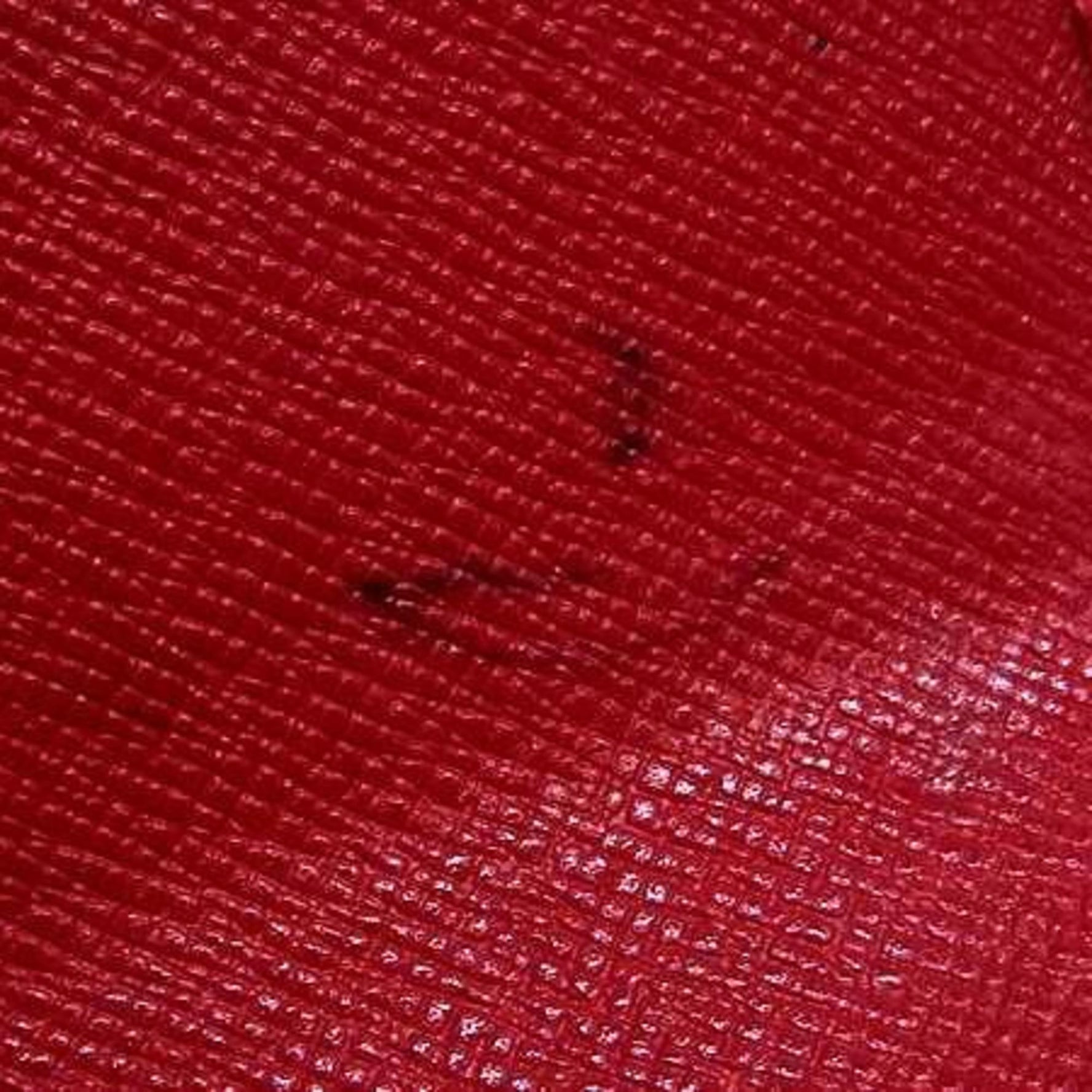 LOUIS VUITTON Louis Vuitton Pochette Porte Monnaie Credit Castilian Red Epi Leather Bifold Long Wallet