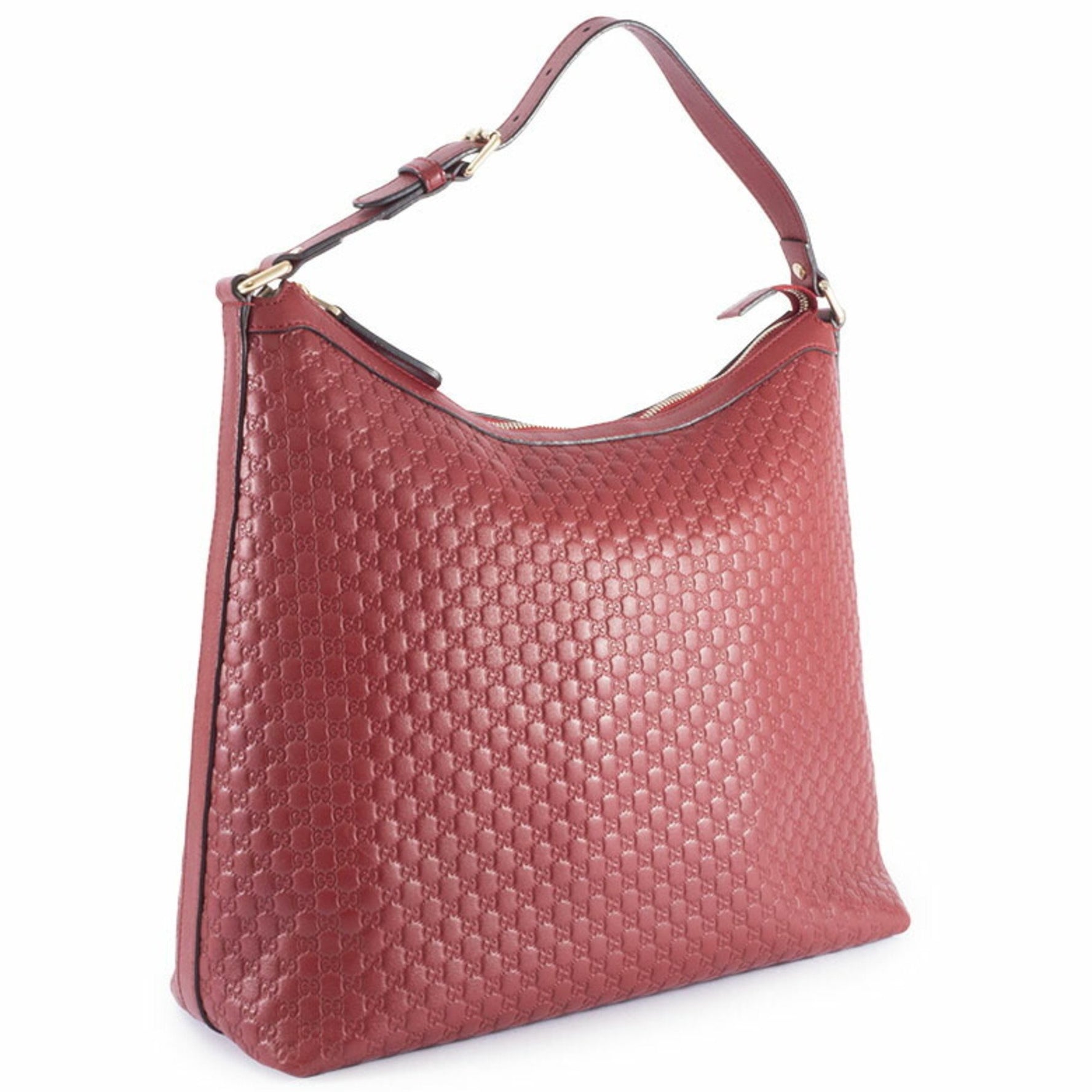 Gucci Micro Shima Red Hobo Shoulder Bag