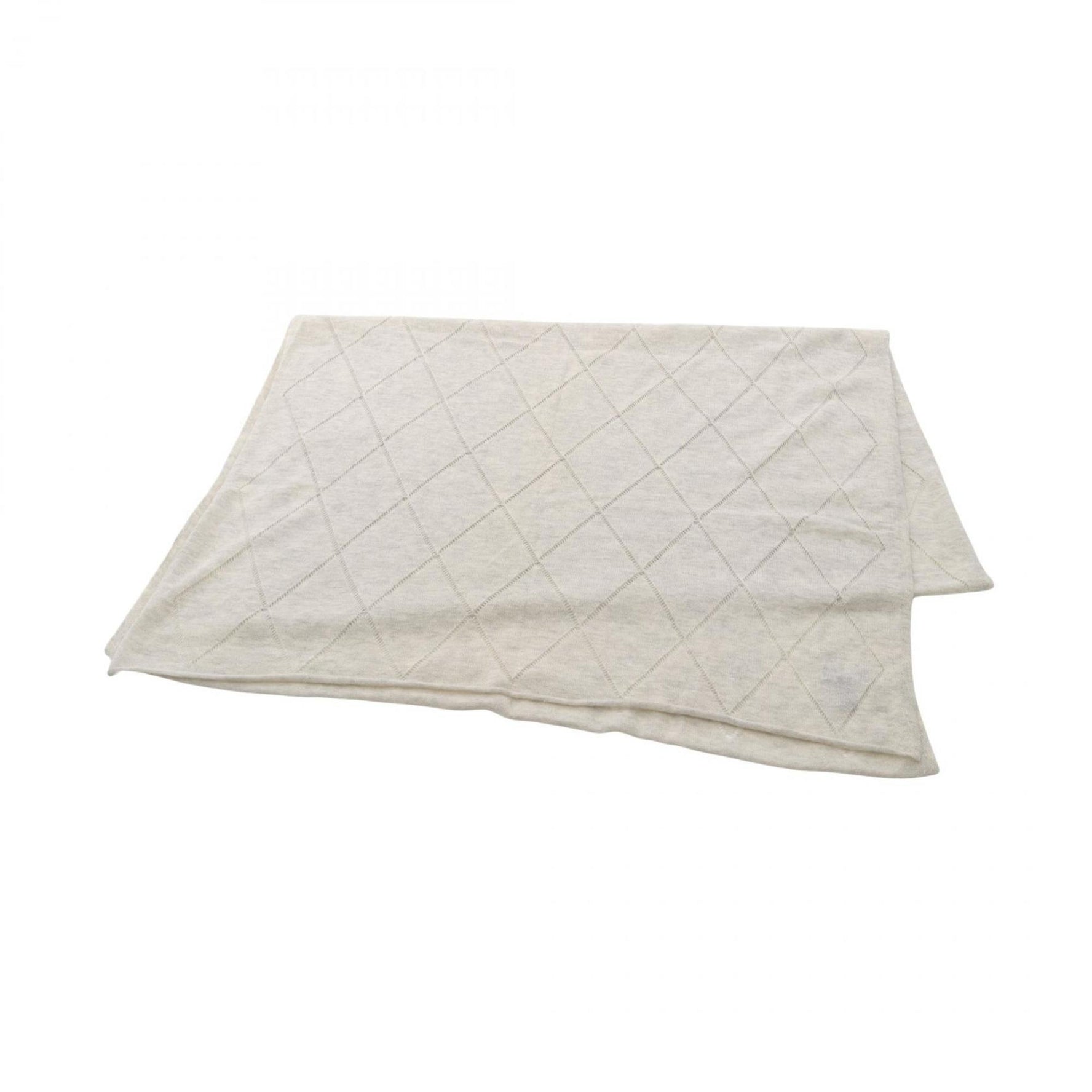 CHANEL Coco Mark Cashmere Scarf/Scarf Stole