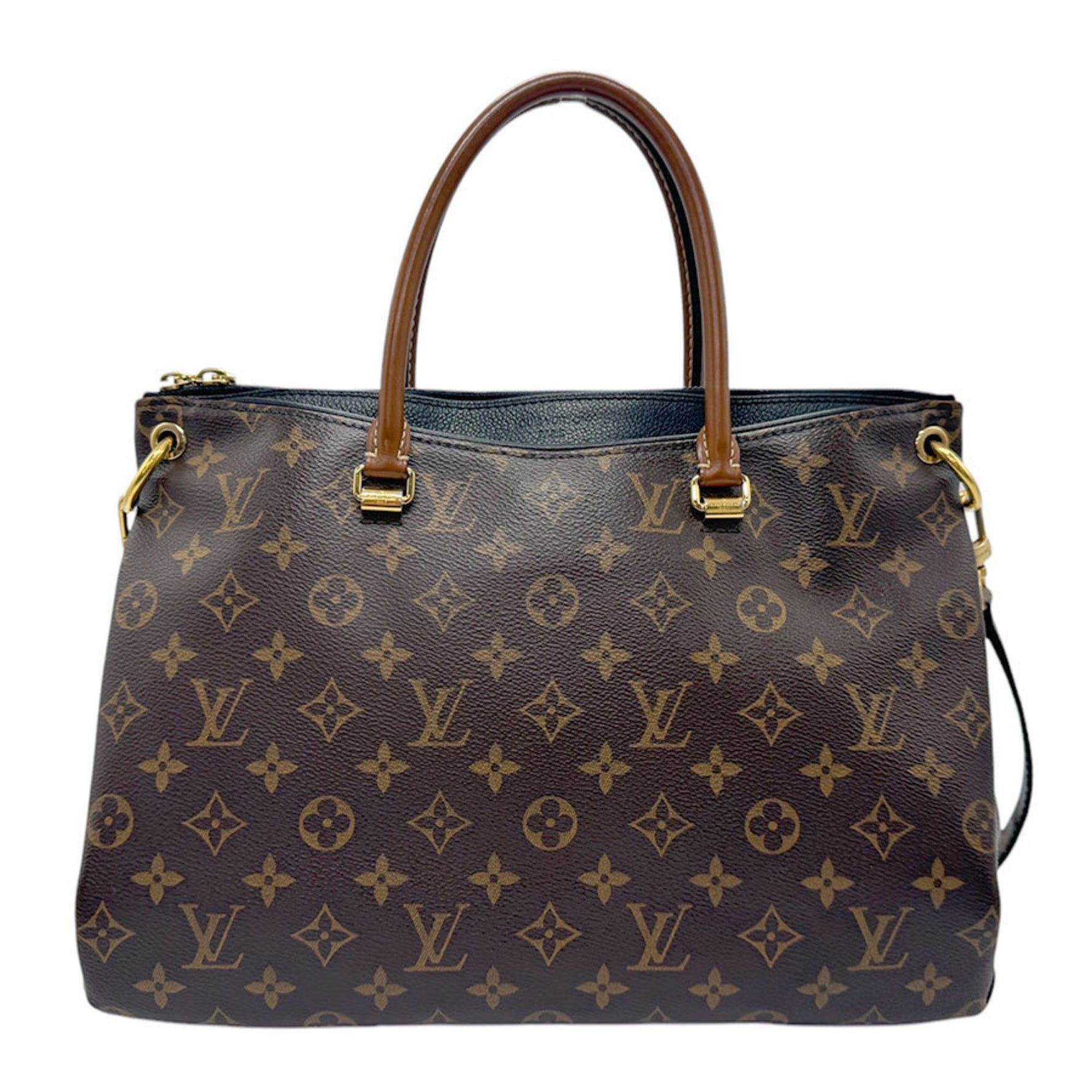 Louis Vuitton LOUIS VUITTON Shoulder Bag Handbag Monogram Pallas MM Canvas Noir Women's M41064 z3060