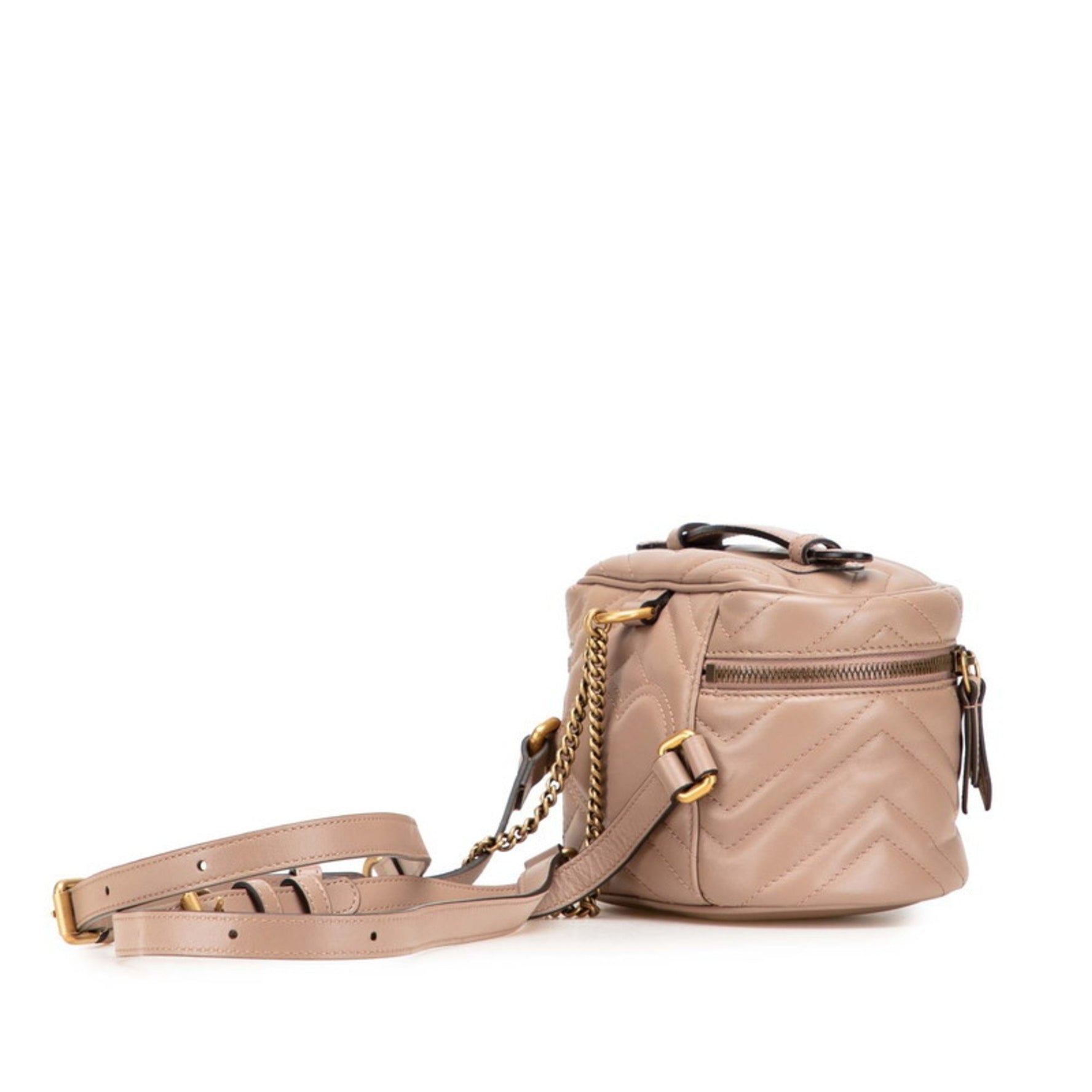 Gucci GG Marmont Quilted Backpack Leather