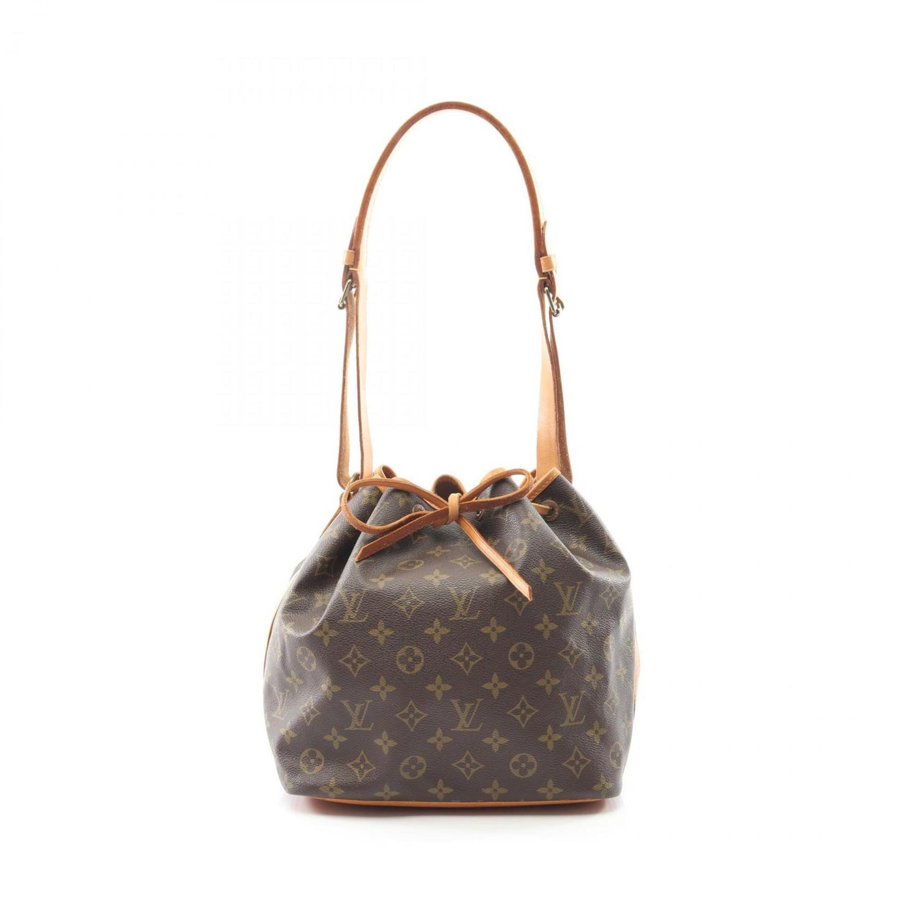 Louis Vuitton Petit Noe Monogram Shoulder Bag, Coated Canvas and Leather