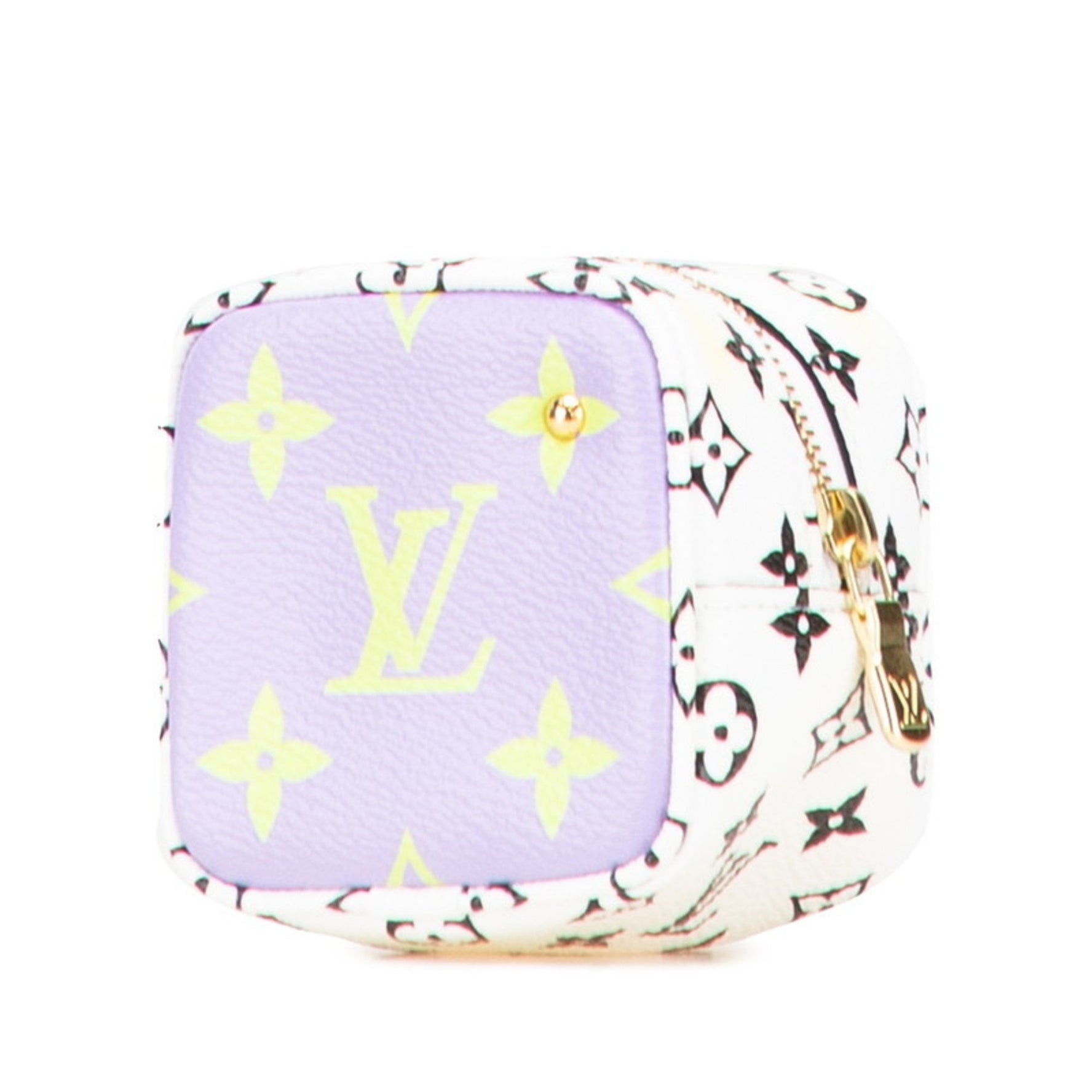 Louis Vuitton Monogram Giant Porte Monnaie Cube Mini Pouch Leather LOUIS VUITTON