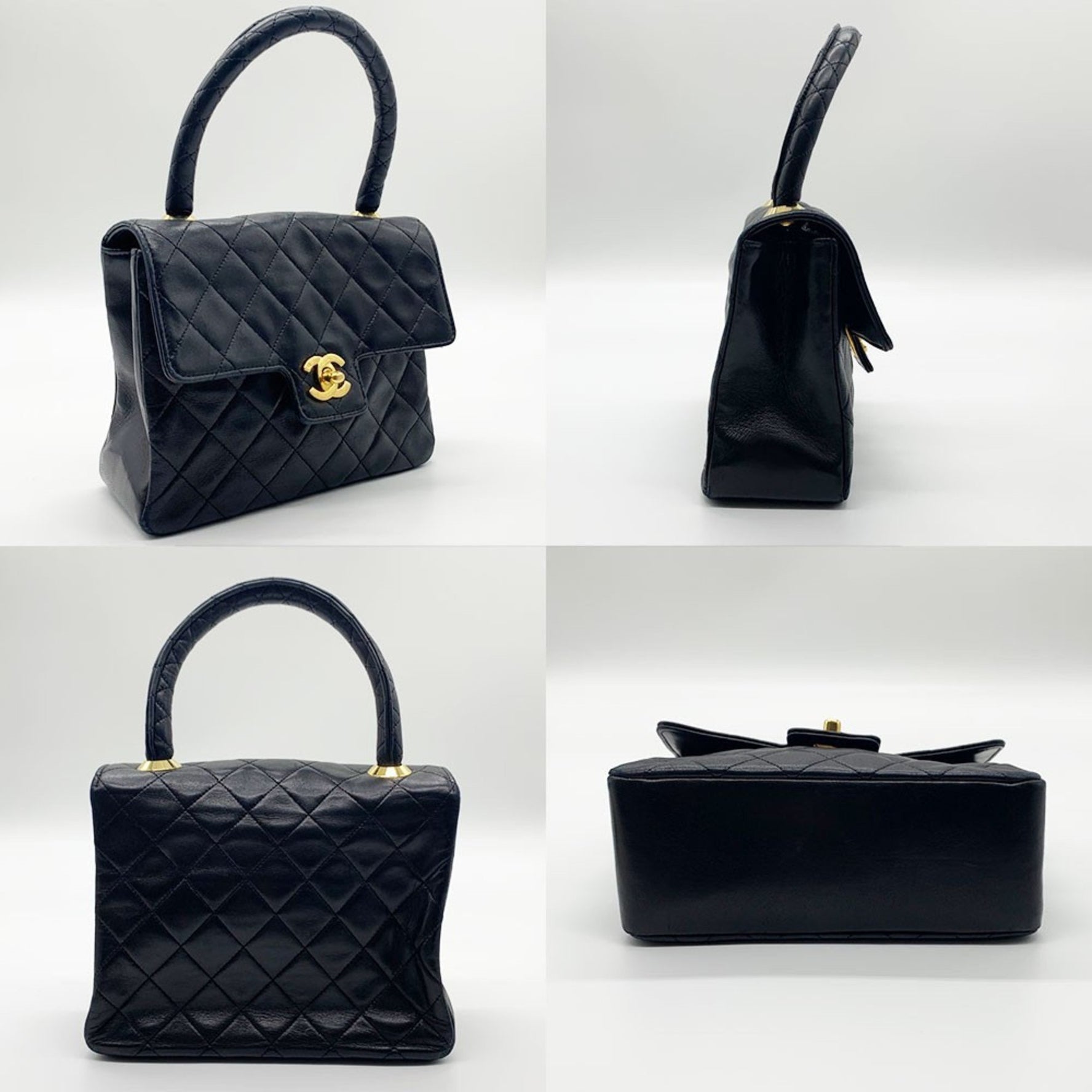 Chanel Bag Matelasse Handbag Turn Lock Coco Mark