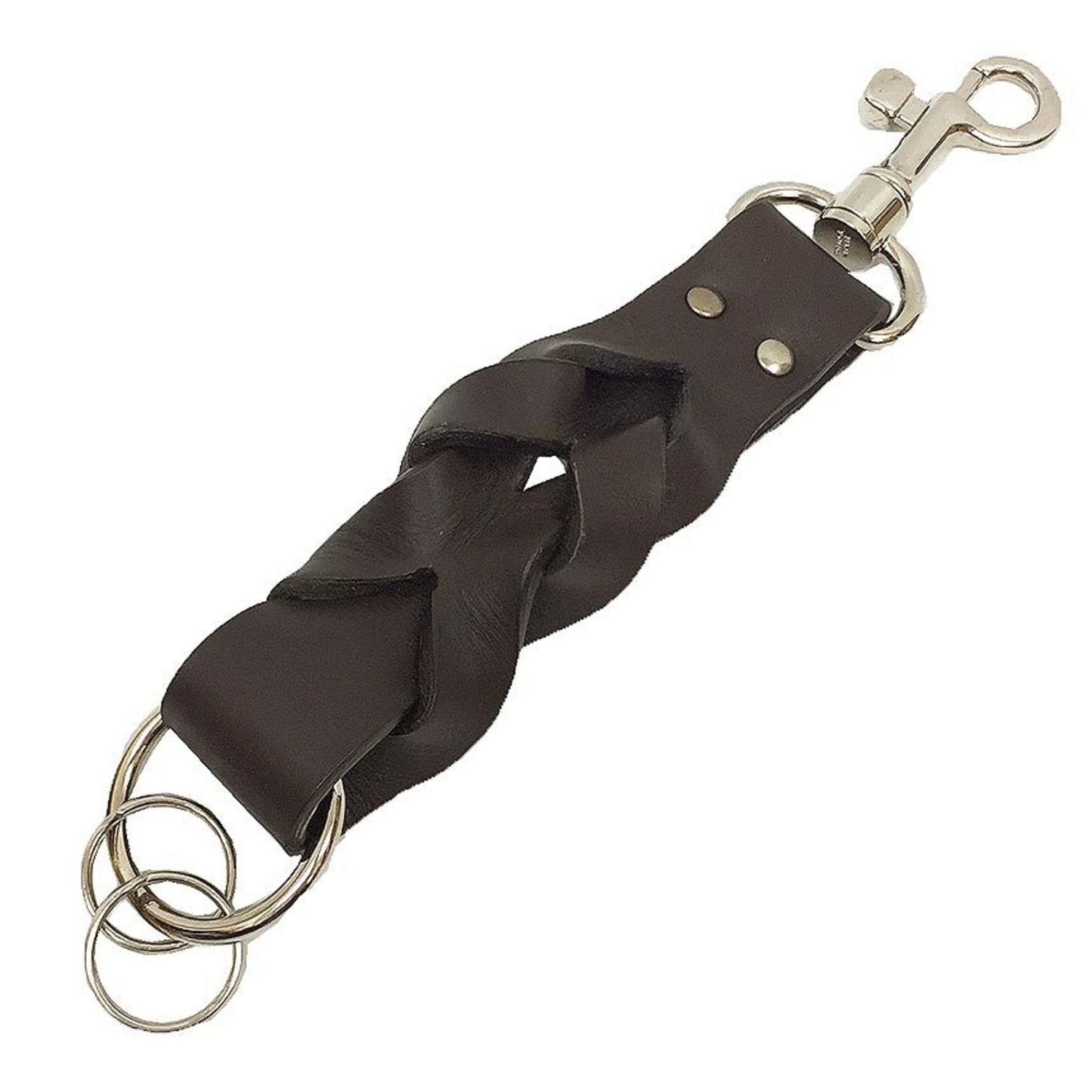 BOTTEGA VENETA Bottega Veneta Key Holder Ring Charm Leather Storage Wallet