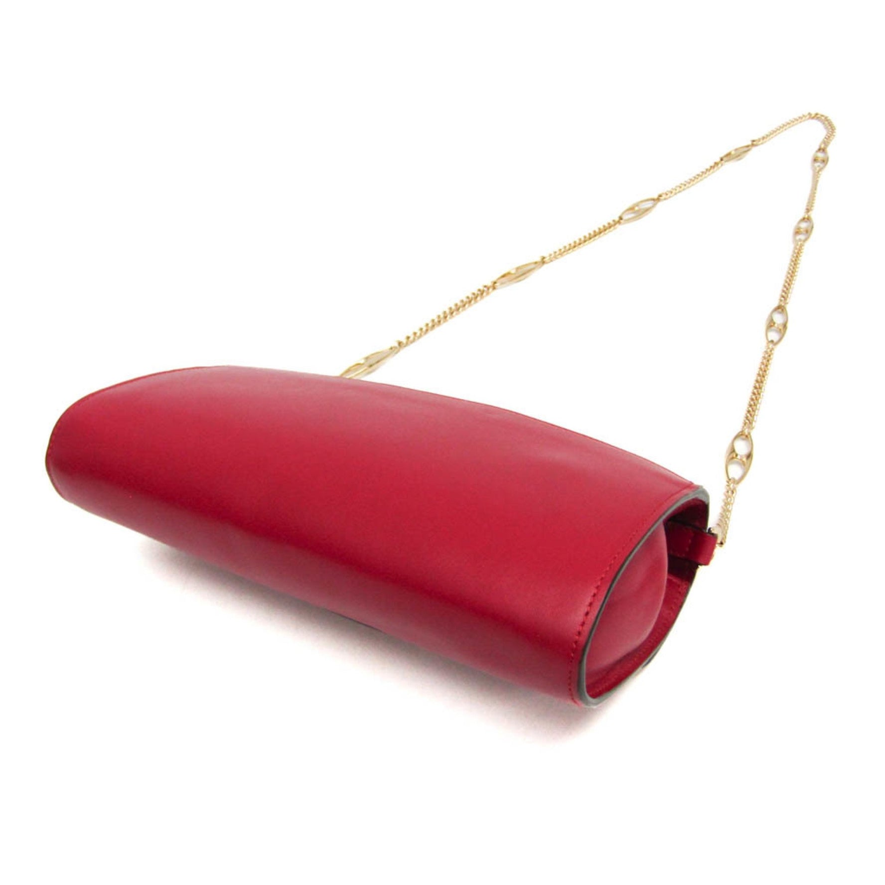 Gucci Zumi Chain Shoulder Bag Leather Handbag,Shoulder Bag Red Color