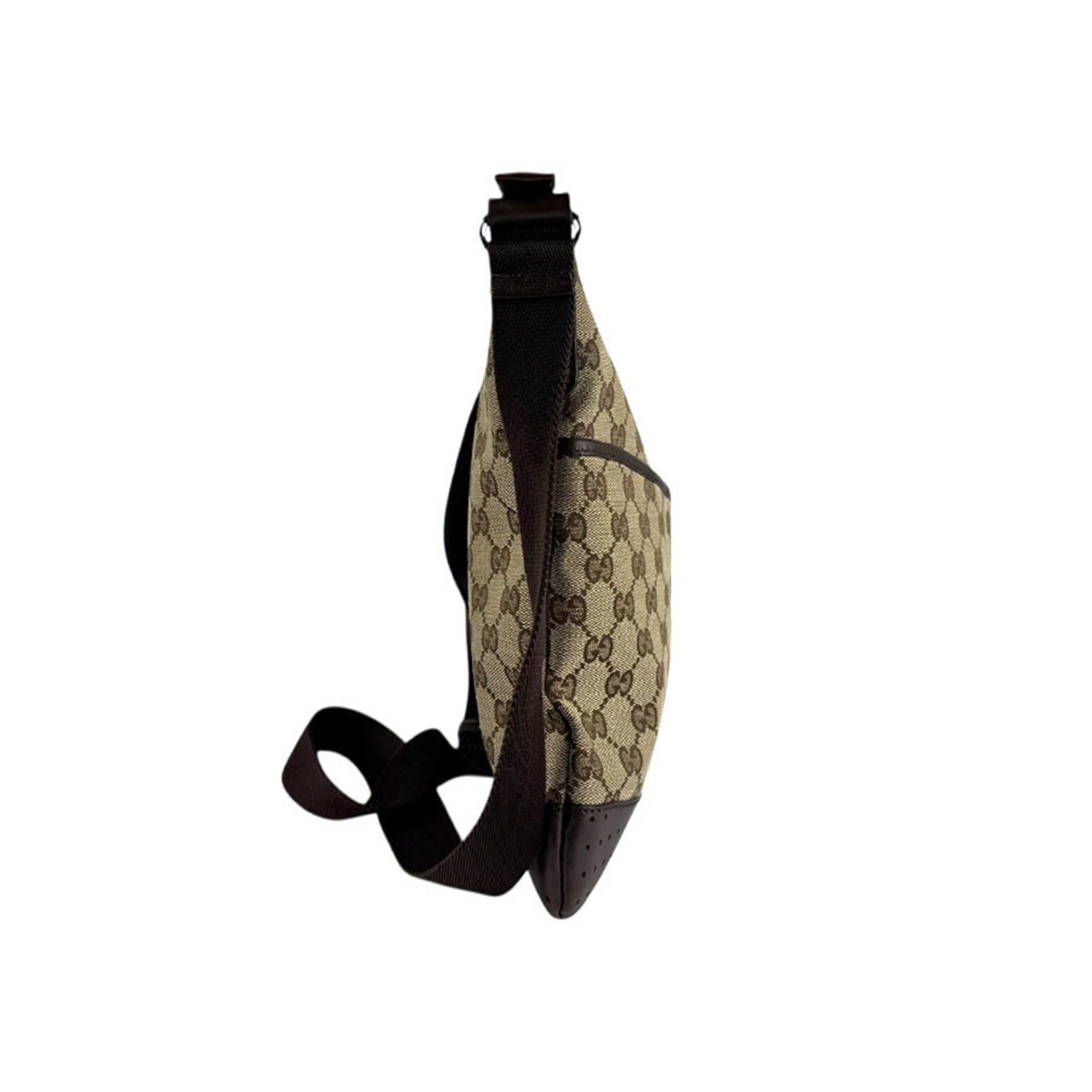 Gucci GG canvas and leather shoulder bag in women