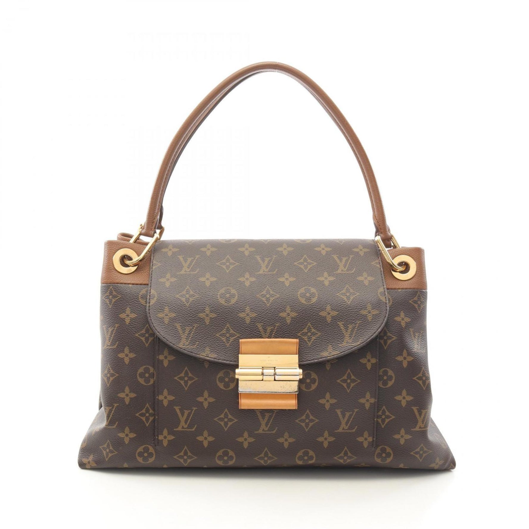 Louis Vuitton Olympe Shoulder Bag, Coated Canvas and Leather, Monogram, Brown
