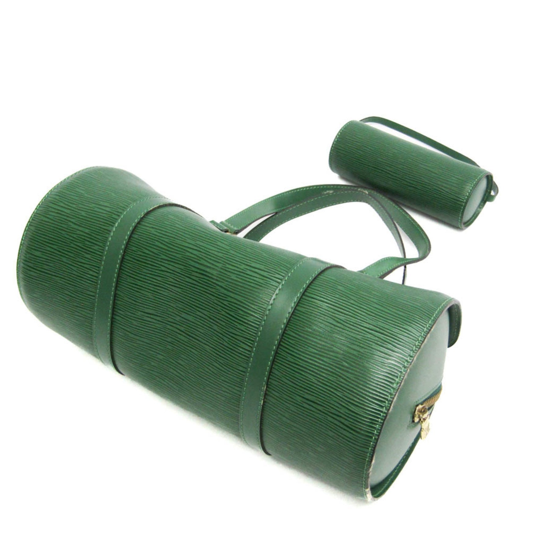 Louis Vuitton Epi Soufflot Handbag Borneo Green