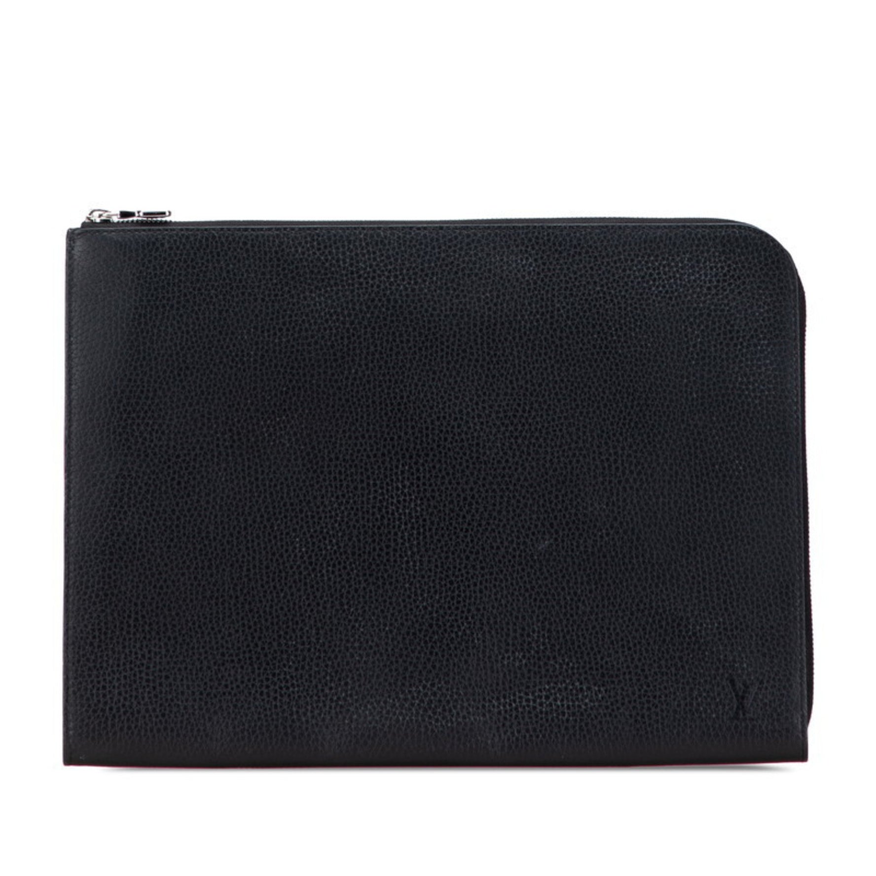 Louis Vuitton Taurillon Pochette Jour GM Second Bag/Clutch Bag Noir Black Leather LOUIS VUITTON