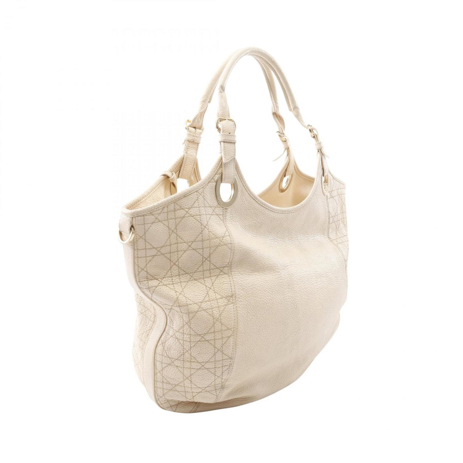Christian Dior Cannage Tote Bag, Leather