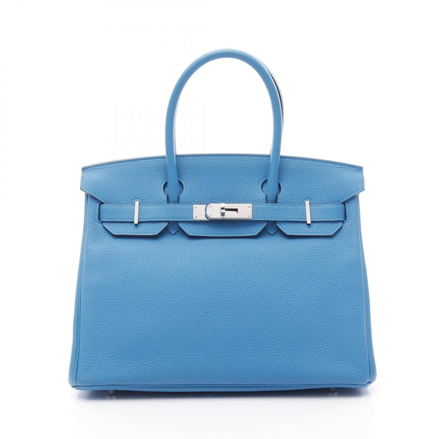 Hermes HERMES Birkin 30 Verso Handbag Leather Togo Women's Blue Green