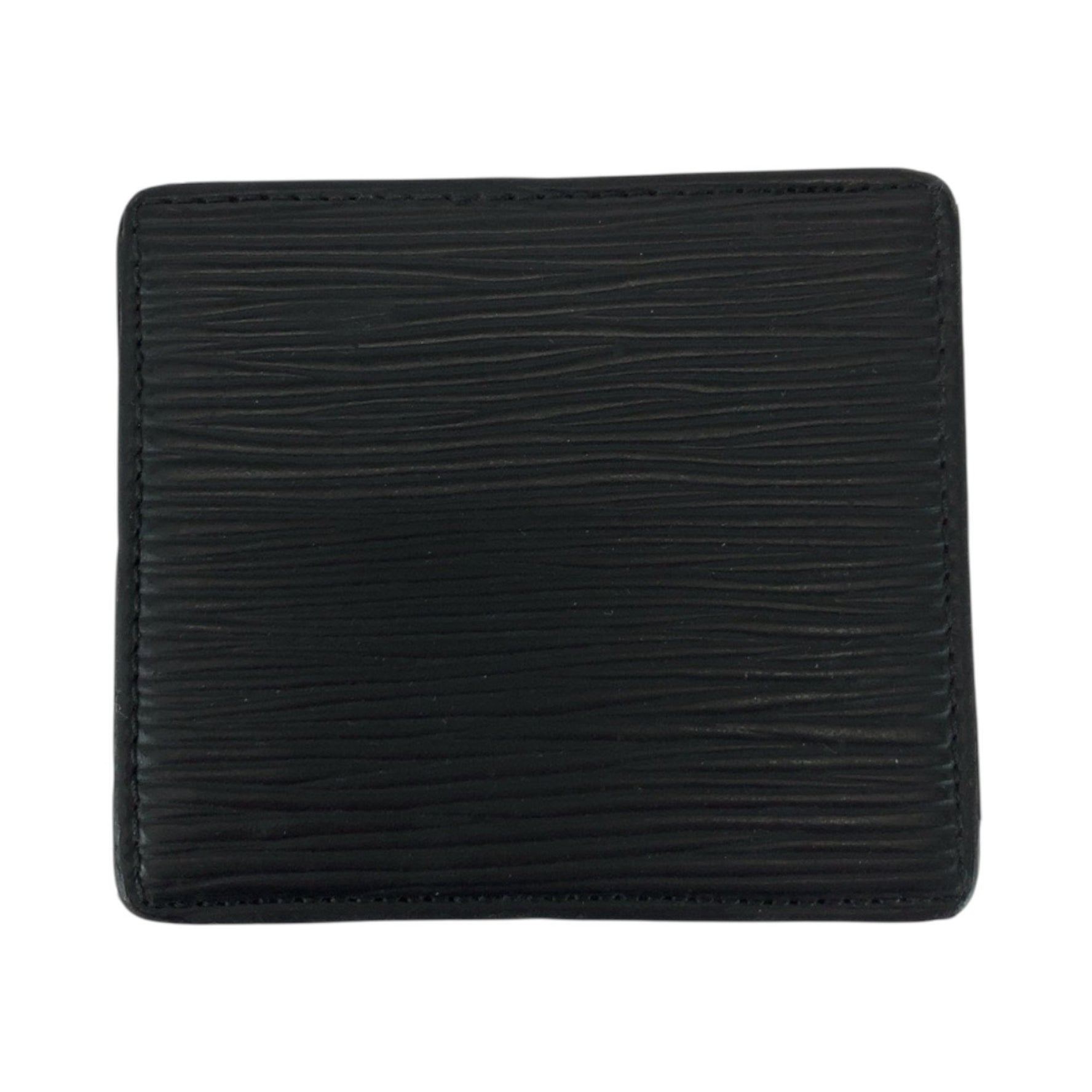 LOUIS VUITTON Epi Porte-Monnaie Boite Noir Black Leather Wallet/Coin Purse