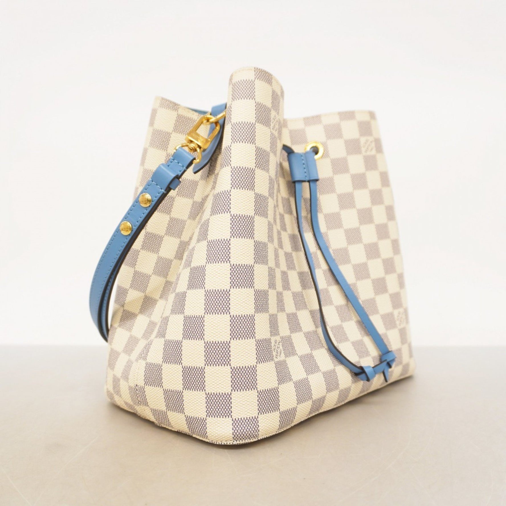 Louis Vuitton Damier Azur NeoNoe Shoulder Bag Blue