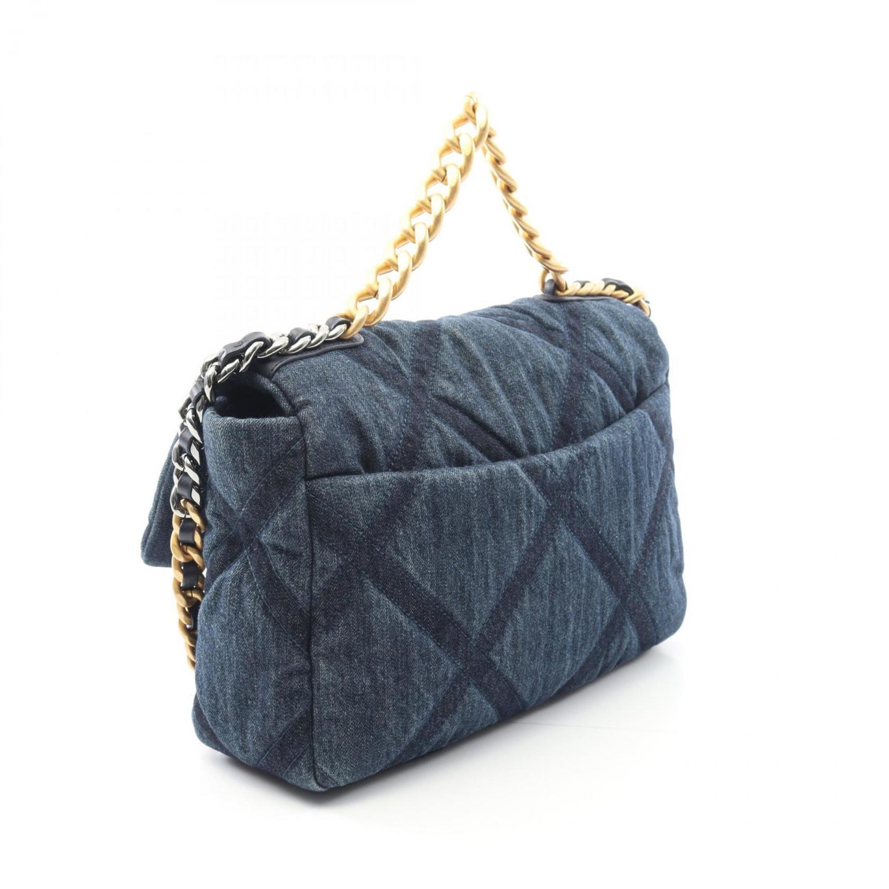 Chanel Matelasse Denim Shoulder Bag