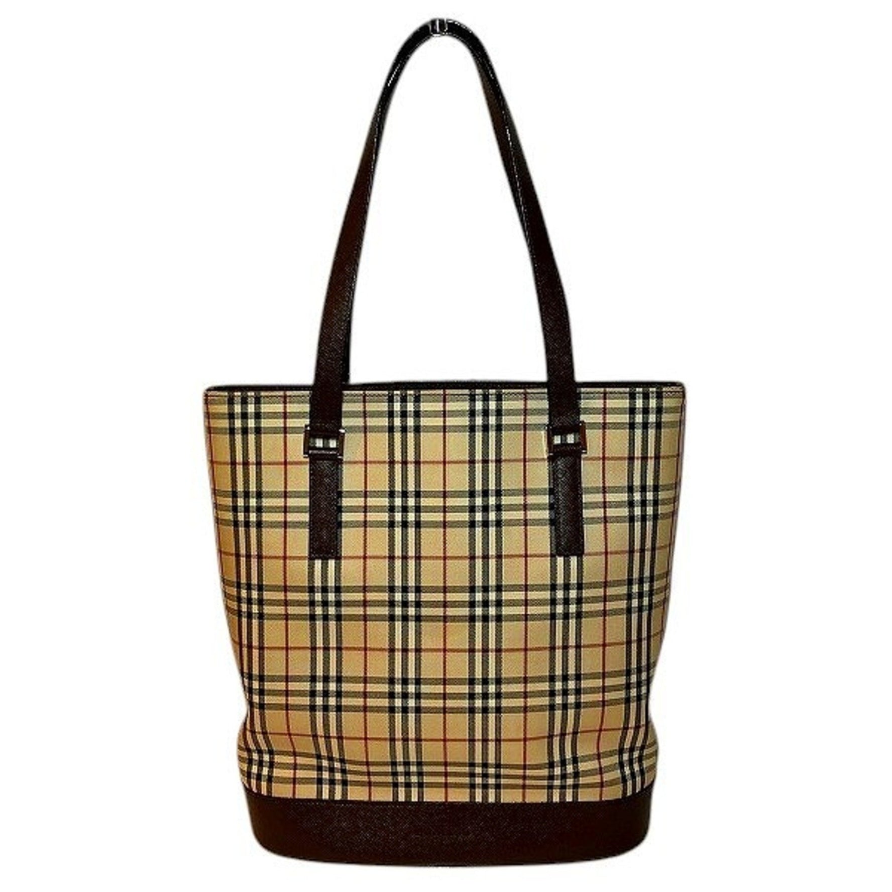 Burberry Nova Check Bucket Bag Handbag for Women
