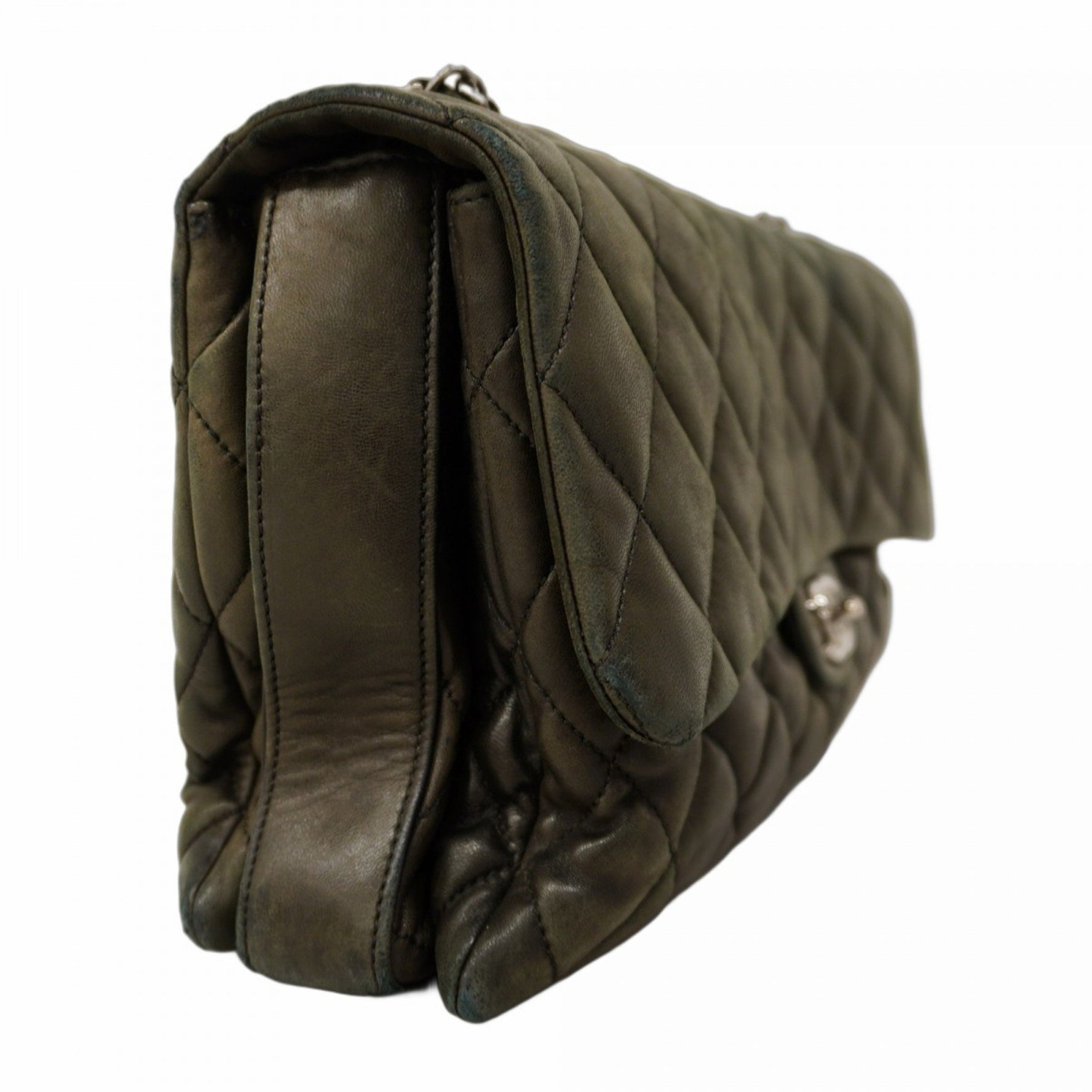 Chanel Shoulder Bag Matelasse W Chain Lambskin Black Women's