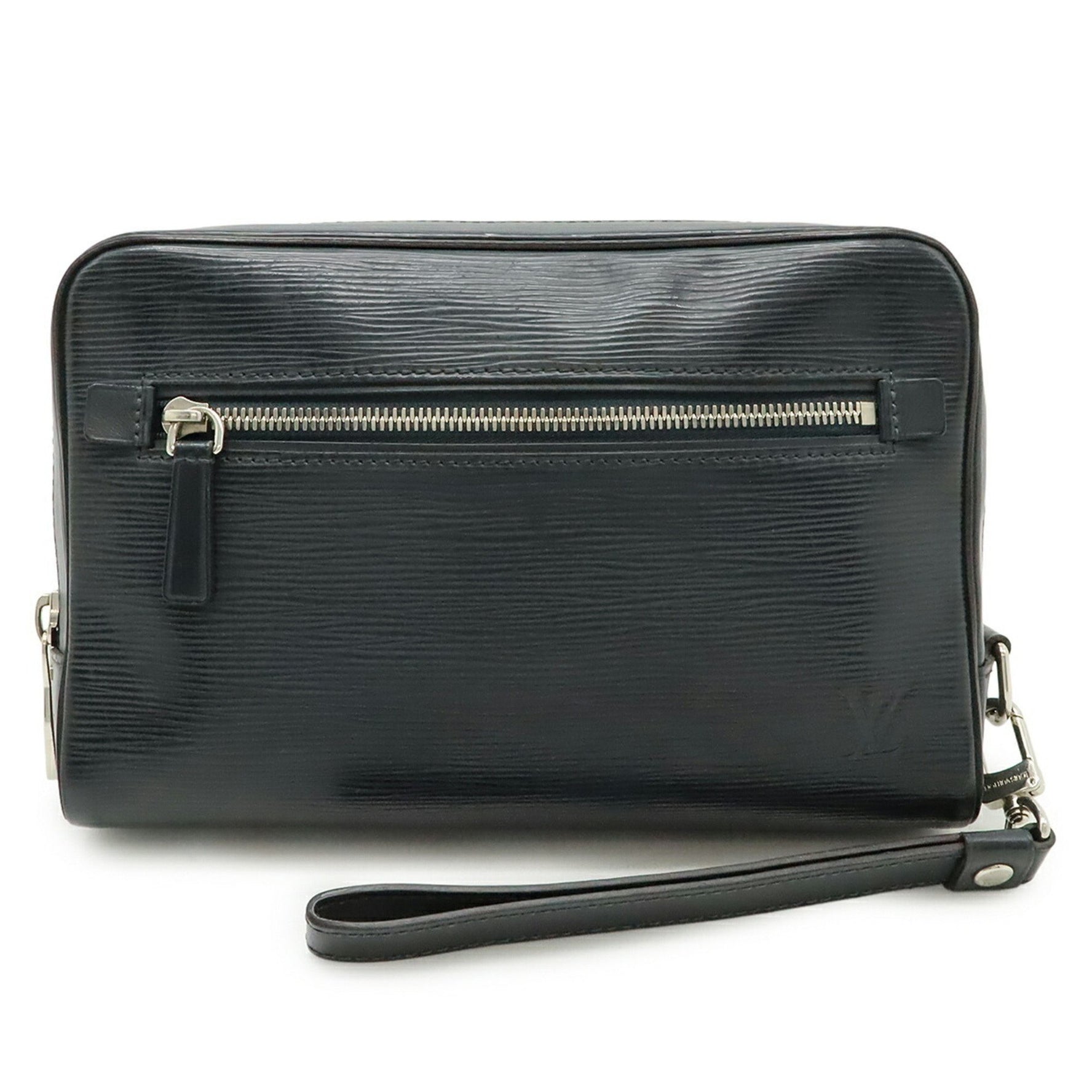 LOUIS VUITTON Epi Neo Hoche Second Bag/Clutch Bag/Handbag Bleu Nuit Dark Navy