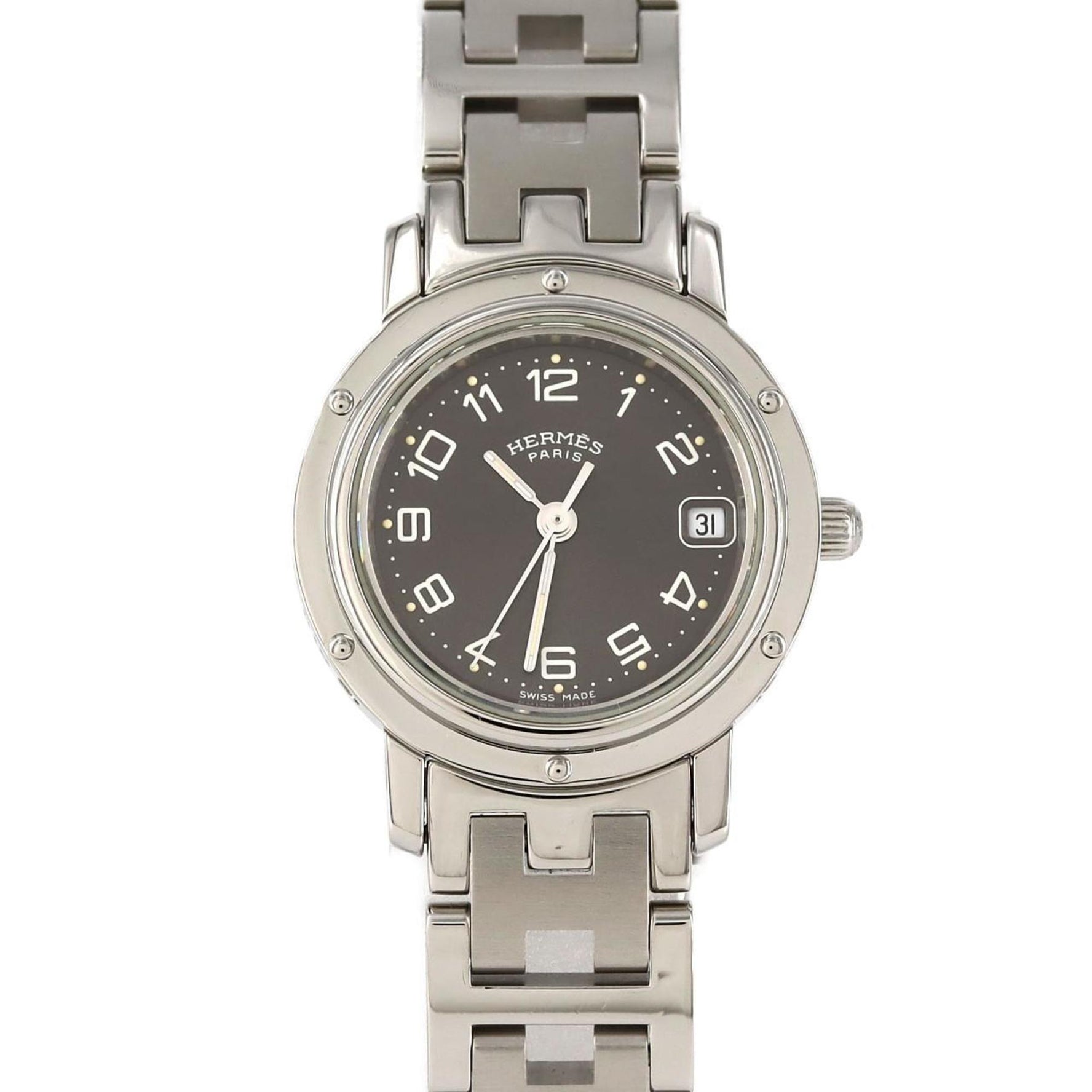 Hermes Clipper SS Quartz Watch