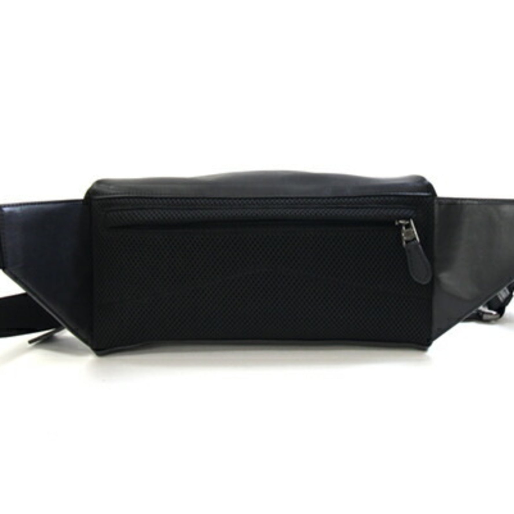 Coach Star Wars Collaboration Body Bag Black and Gray Leather PVC Signature Waist
