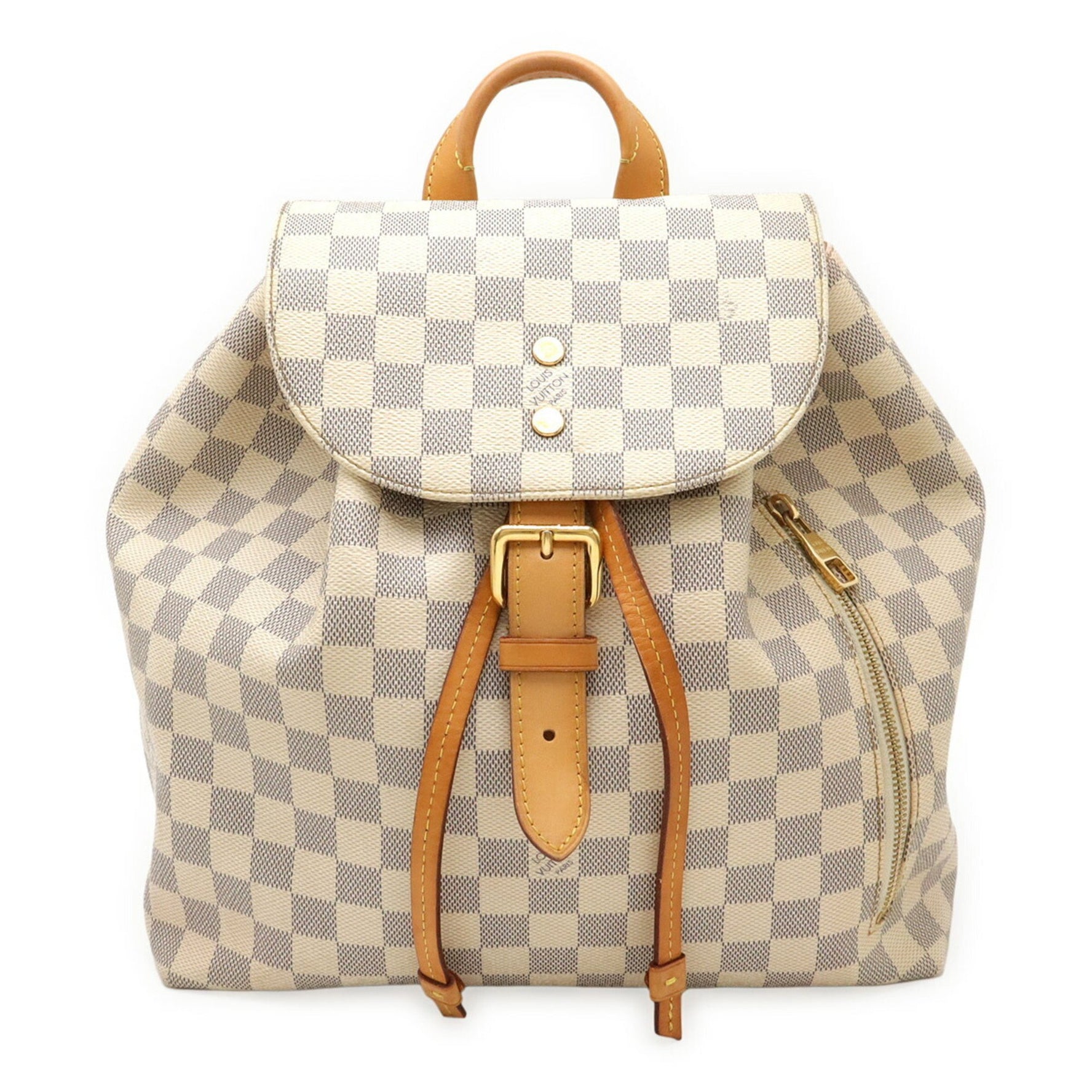 Louis Vuitton Damier Azur Speron Backpack Shoulder Bag