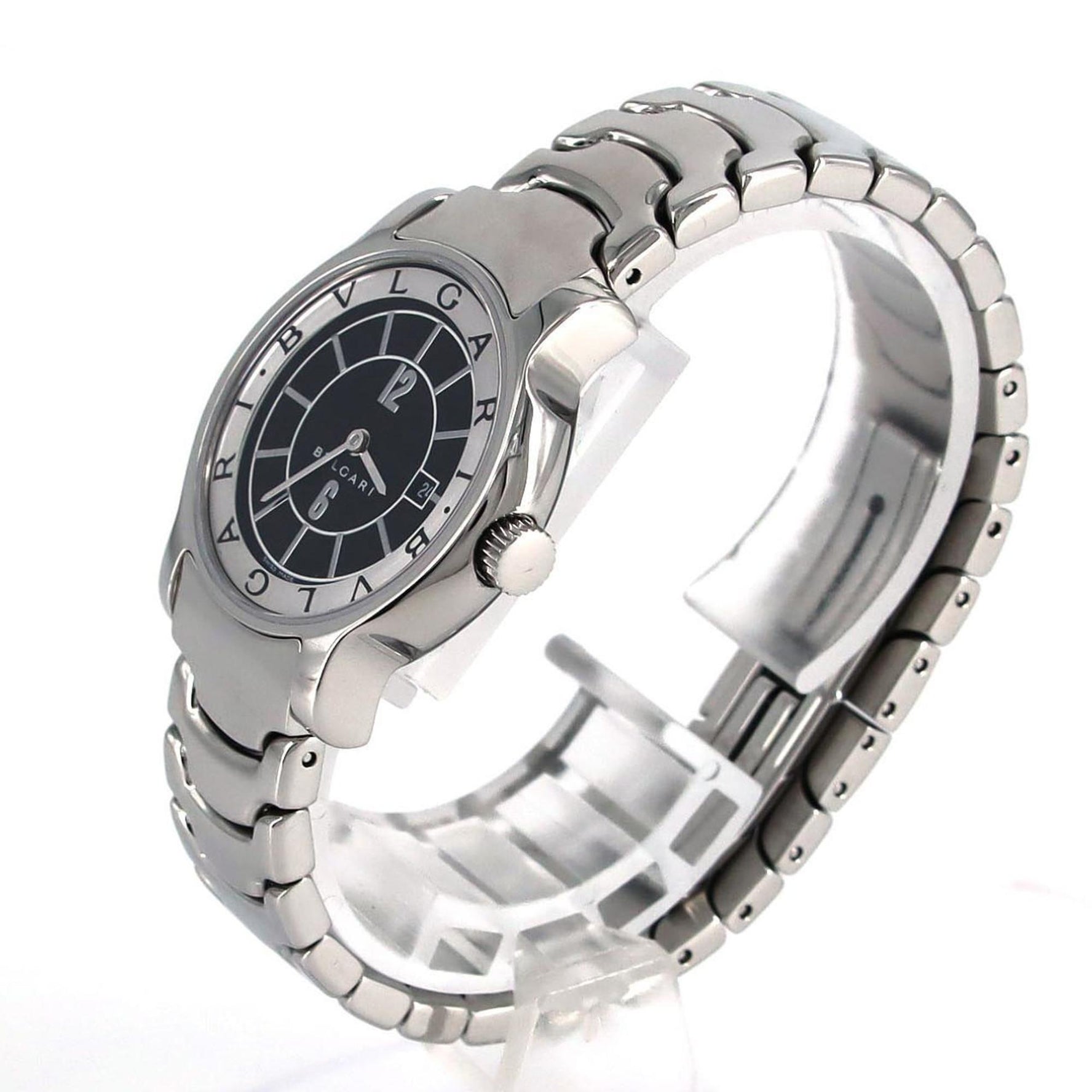 Bvlgari Solotempo ST29S ST29BSSD SS Wristwatch Quartz