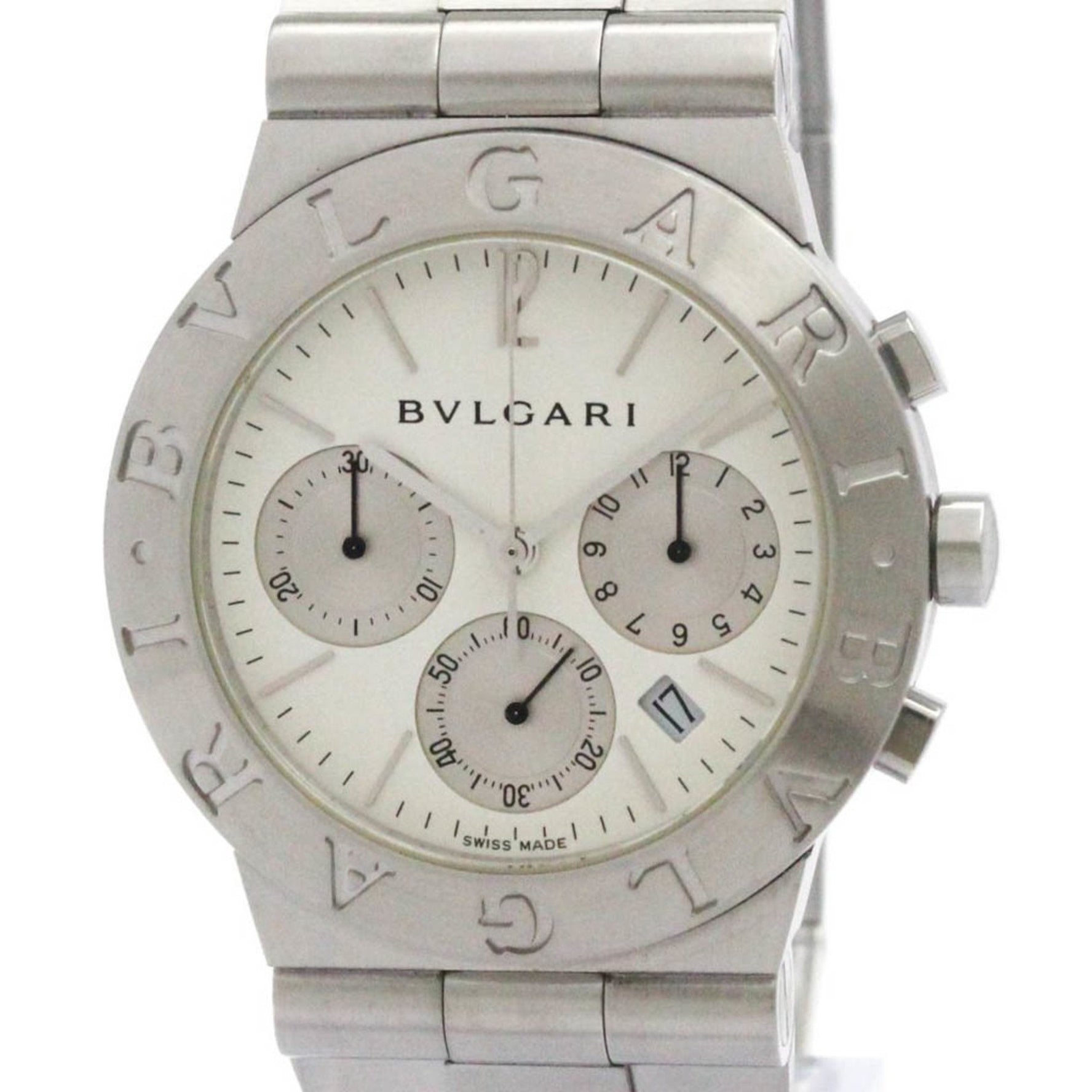 BVLGARI Diagono Sport Chronograph Automatic Watch CH35S AUTO Polished