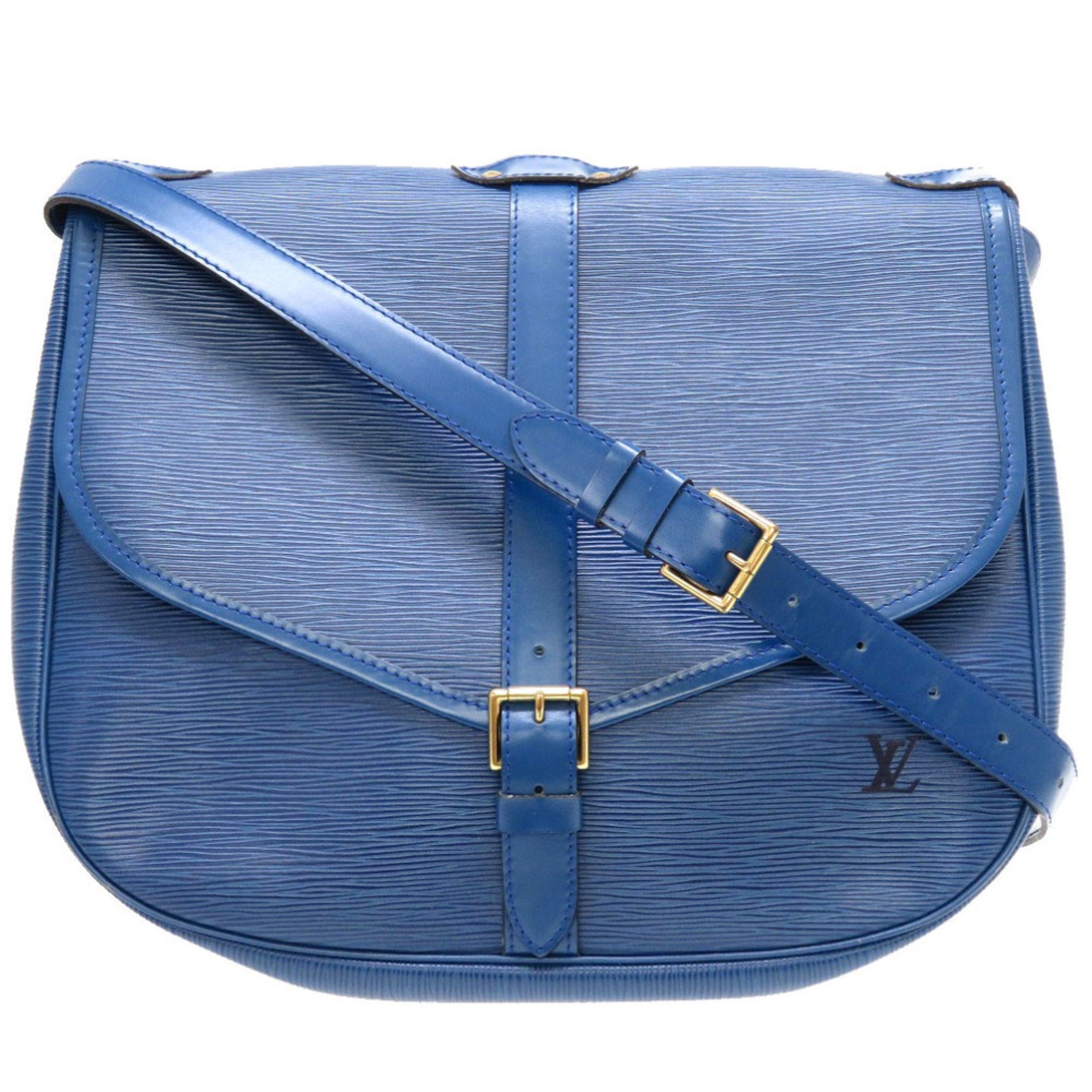 Louis Vuitton Epi Saumur 35 Special Order SPO Toledo Blue Shoulder Bag, Blue, LV 0115 LOUIS VUITTON