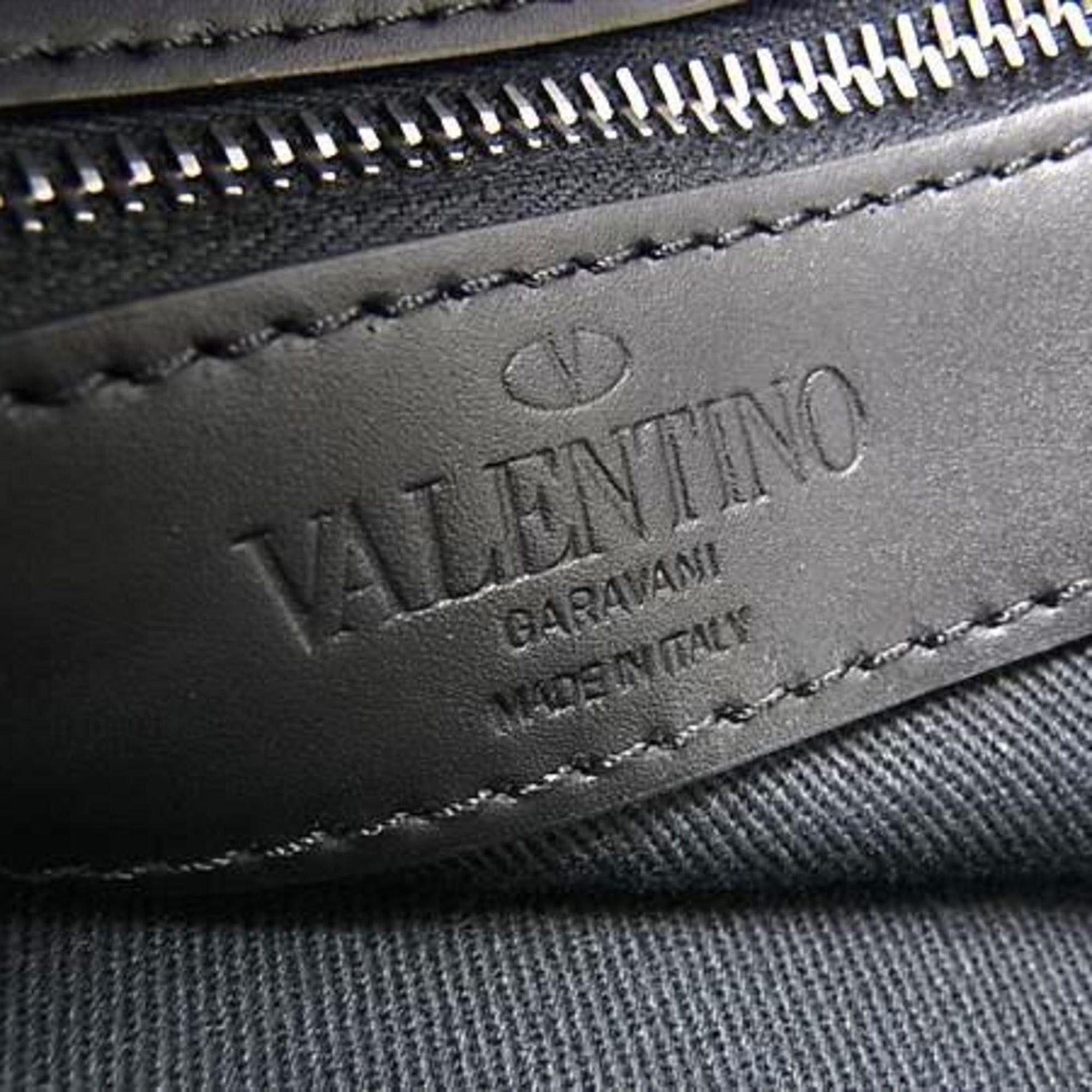 VALENTINO GARAVANI Supervee VLTN Backpack in textile and leather. Men's.