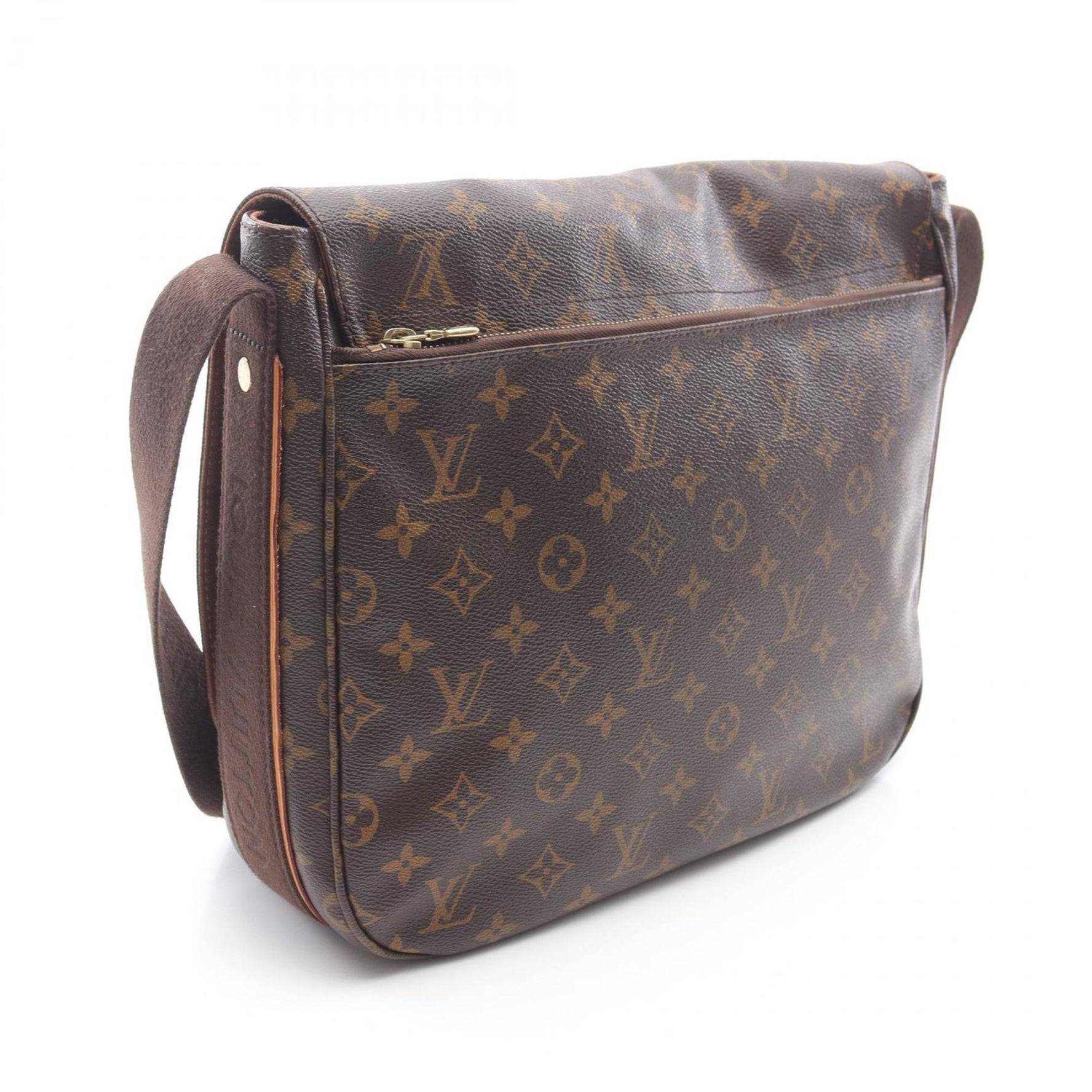 Louis Vuitton Messenger Bobble MM Shoulder Bag in Coated Canvas with Monogram Design, Brown