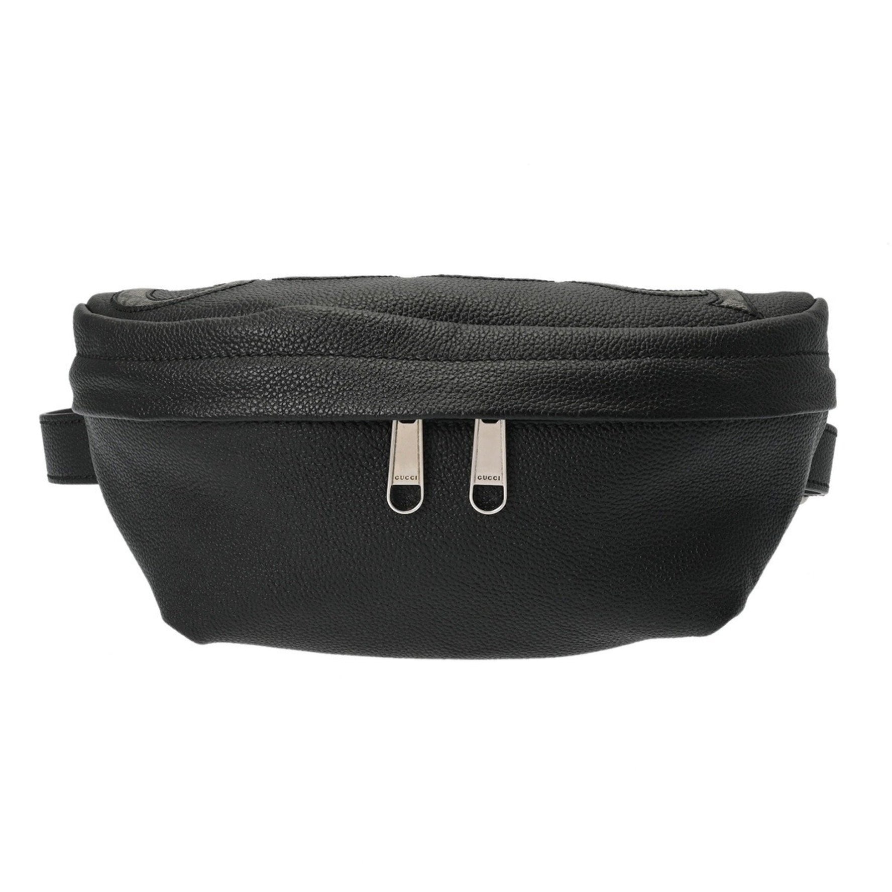 GUCCI Waist Bag Men's/Women's Leather Body Like New Pre-owned Ginzo